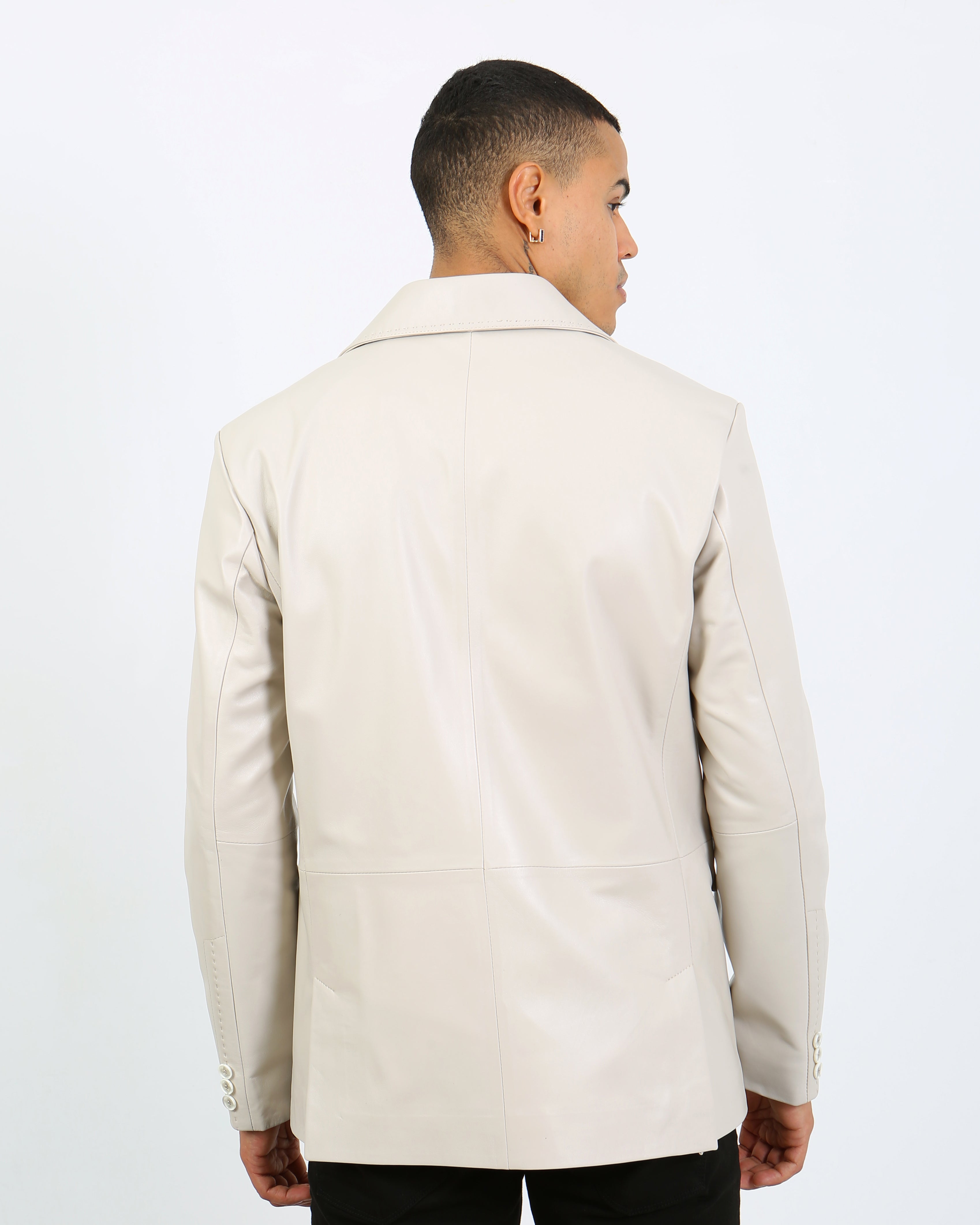 Royale Leather Blazer