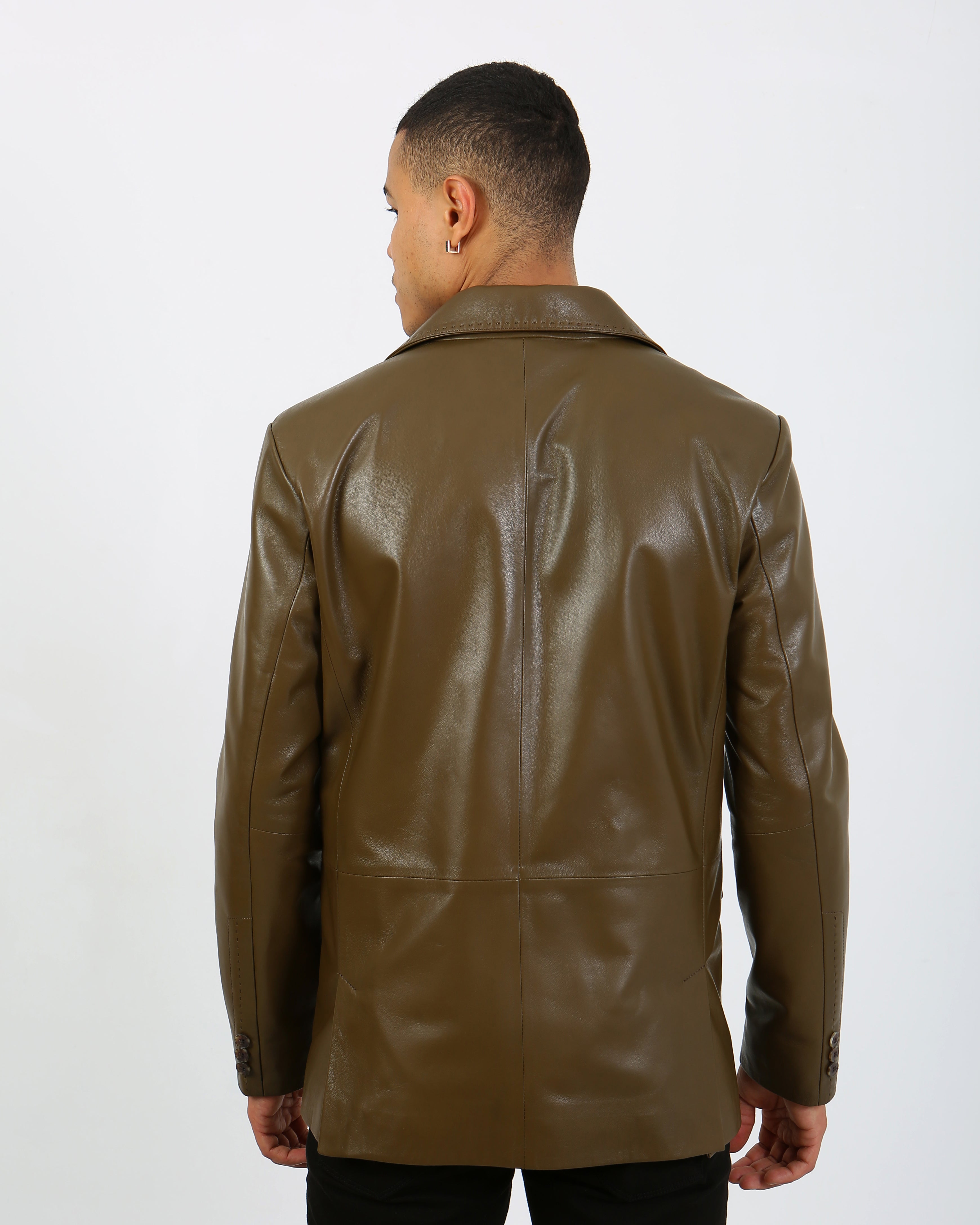 Royale Leather Blazer