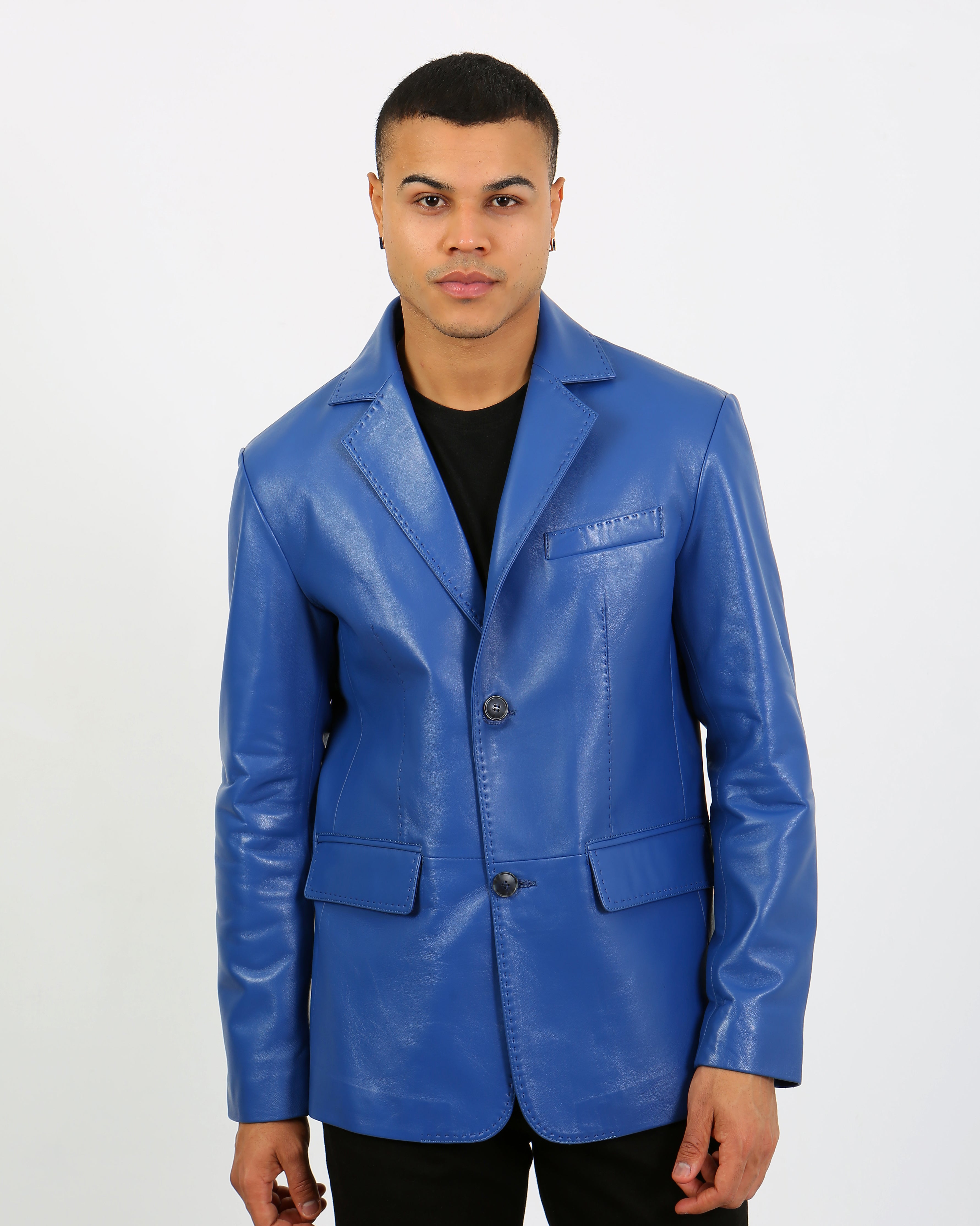 Royale Leather Blazer