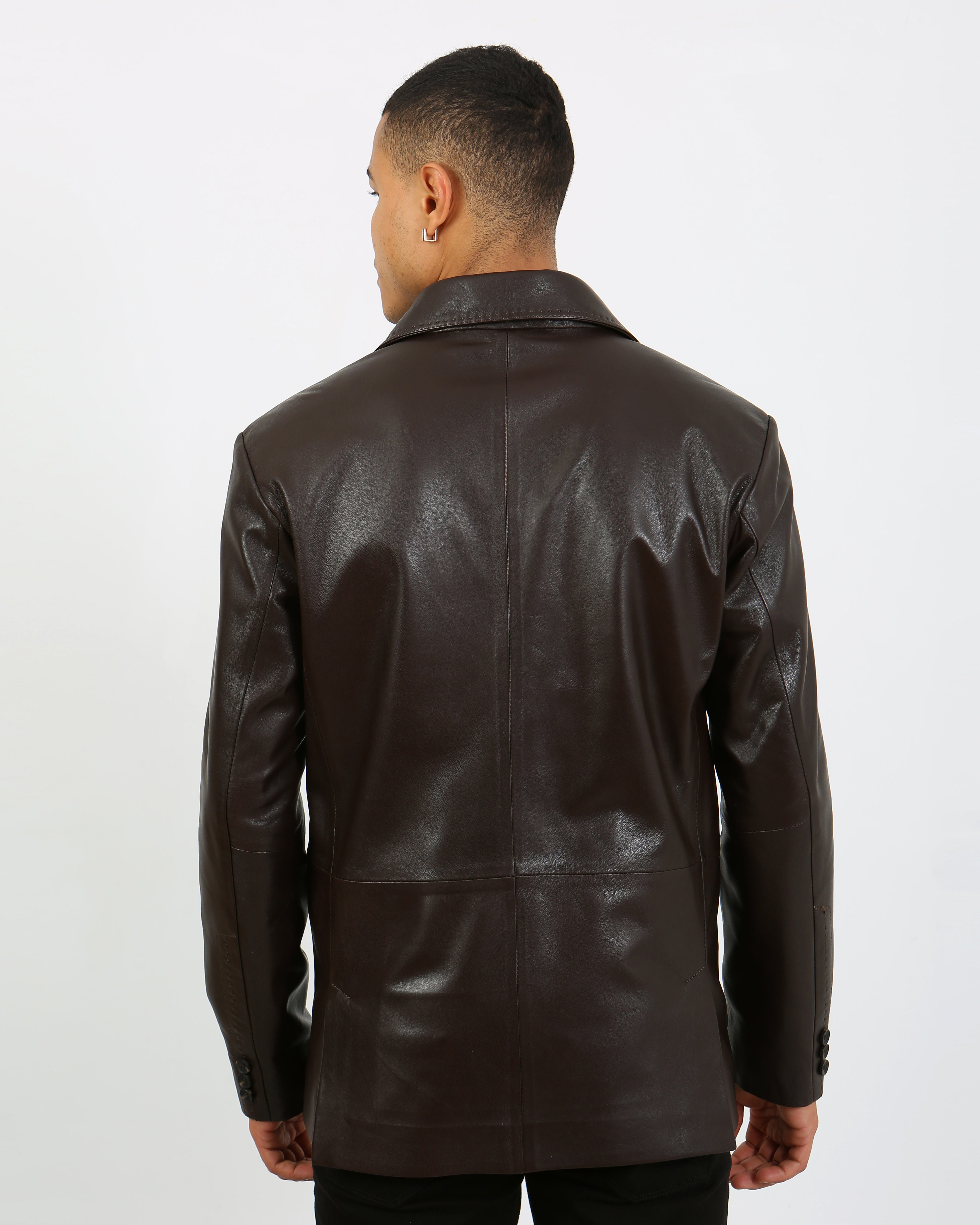 Royale Leather Blazer