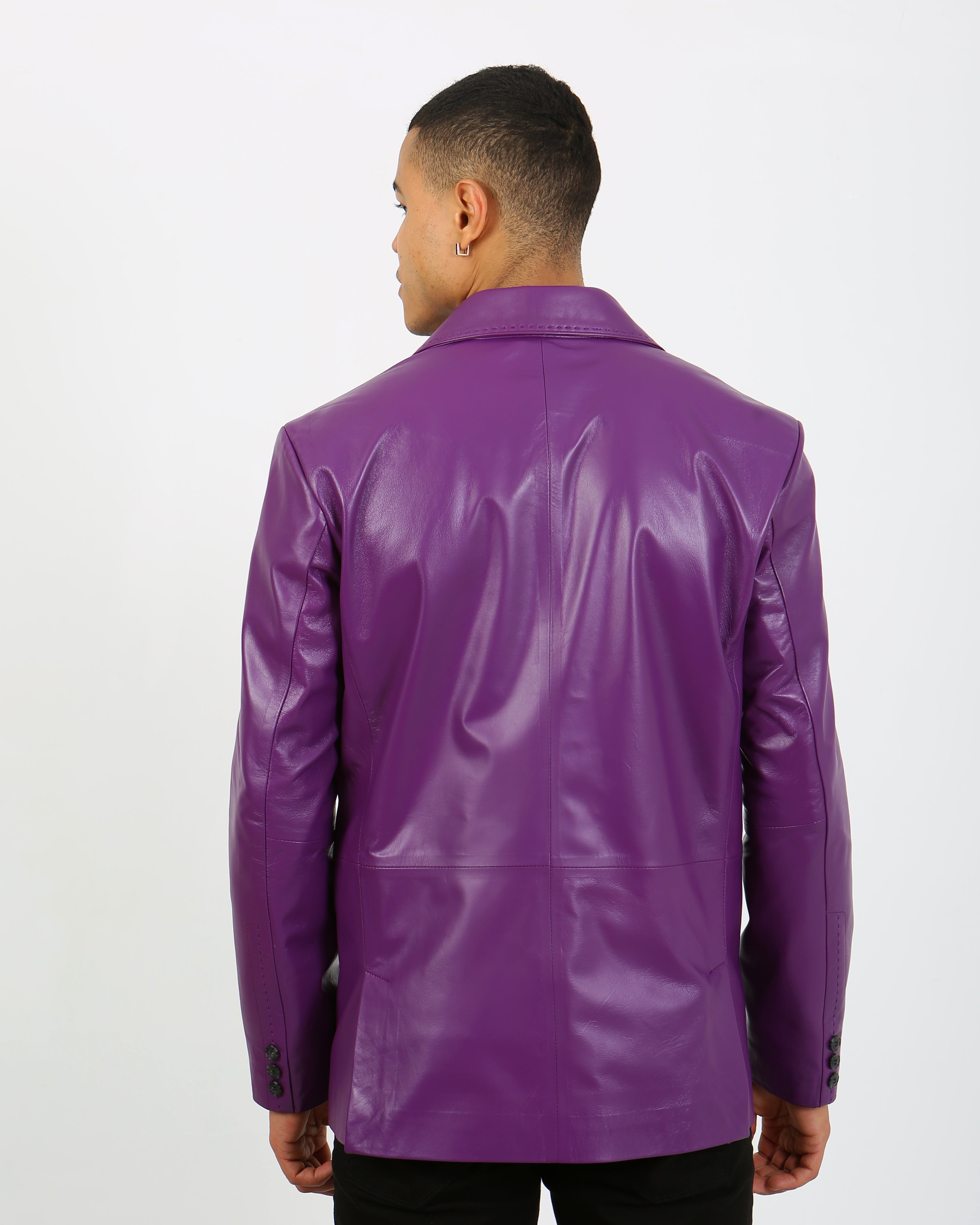 Royale Leather Blazer