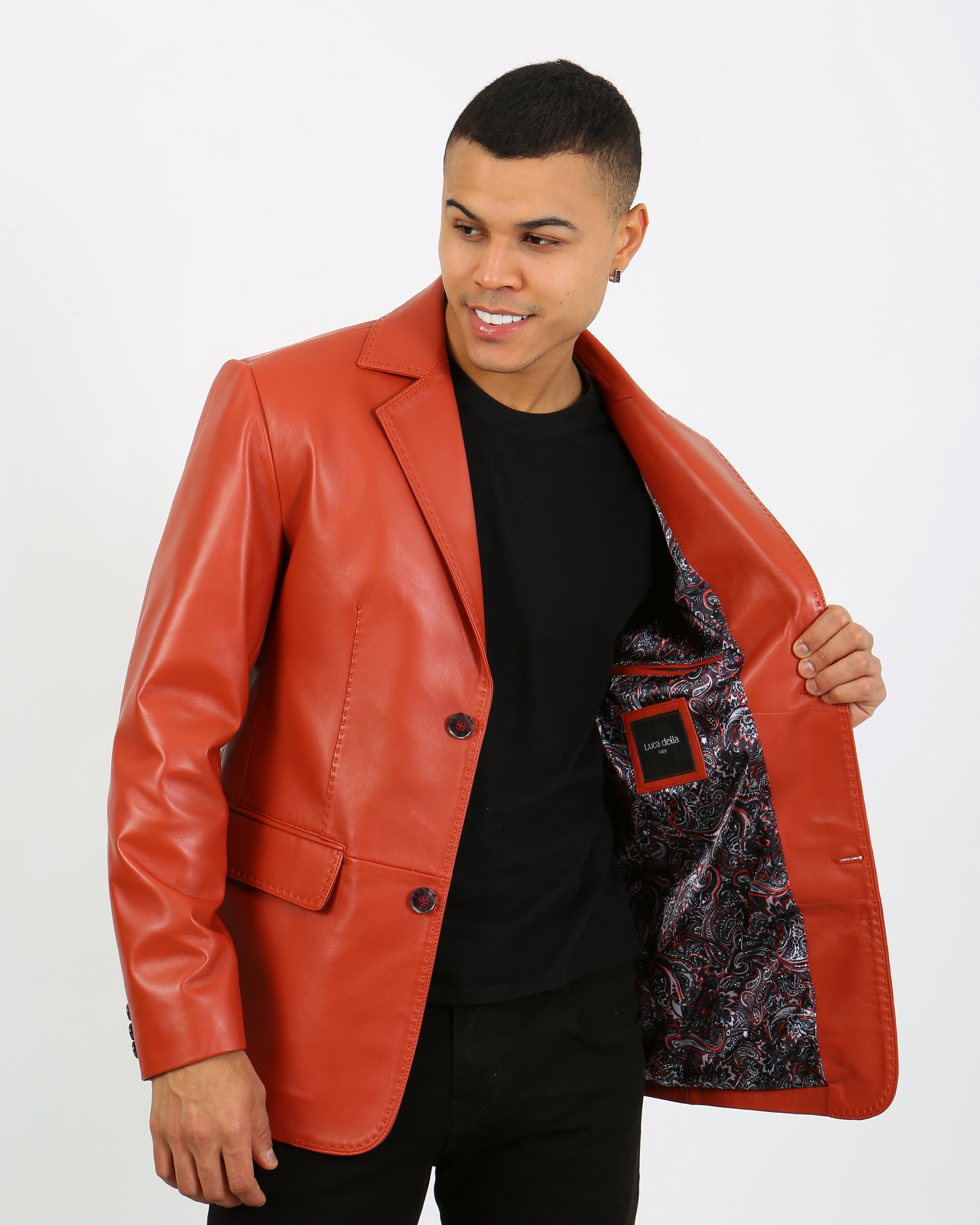 Royale Leather Blazer