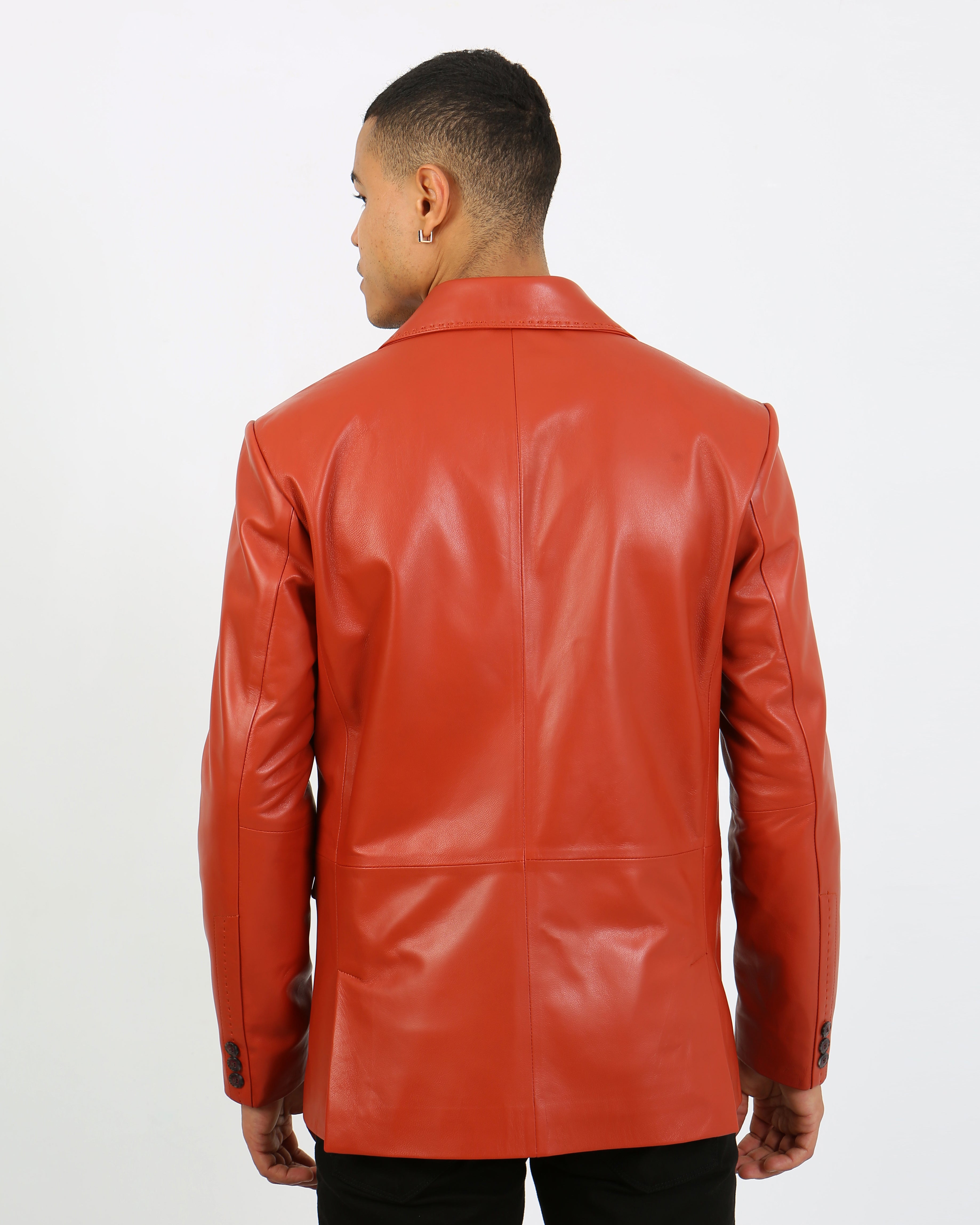 Royale Leather Blazer