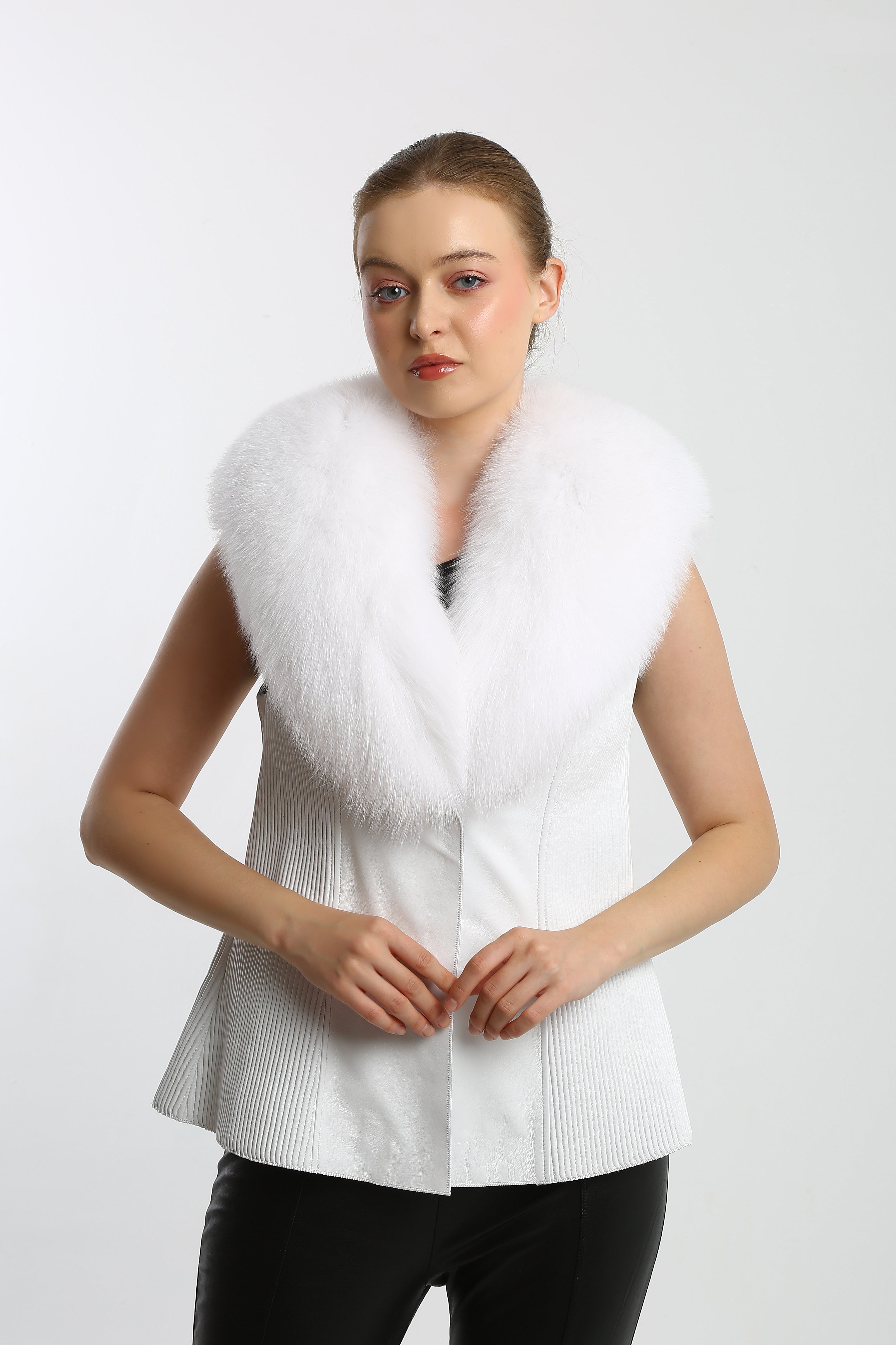 Winter's Embrace Leather Vest