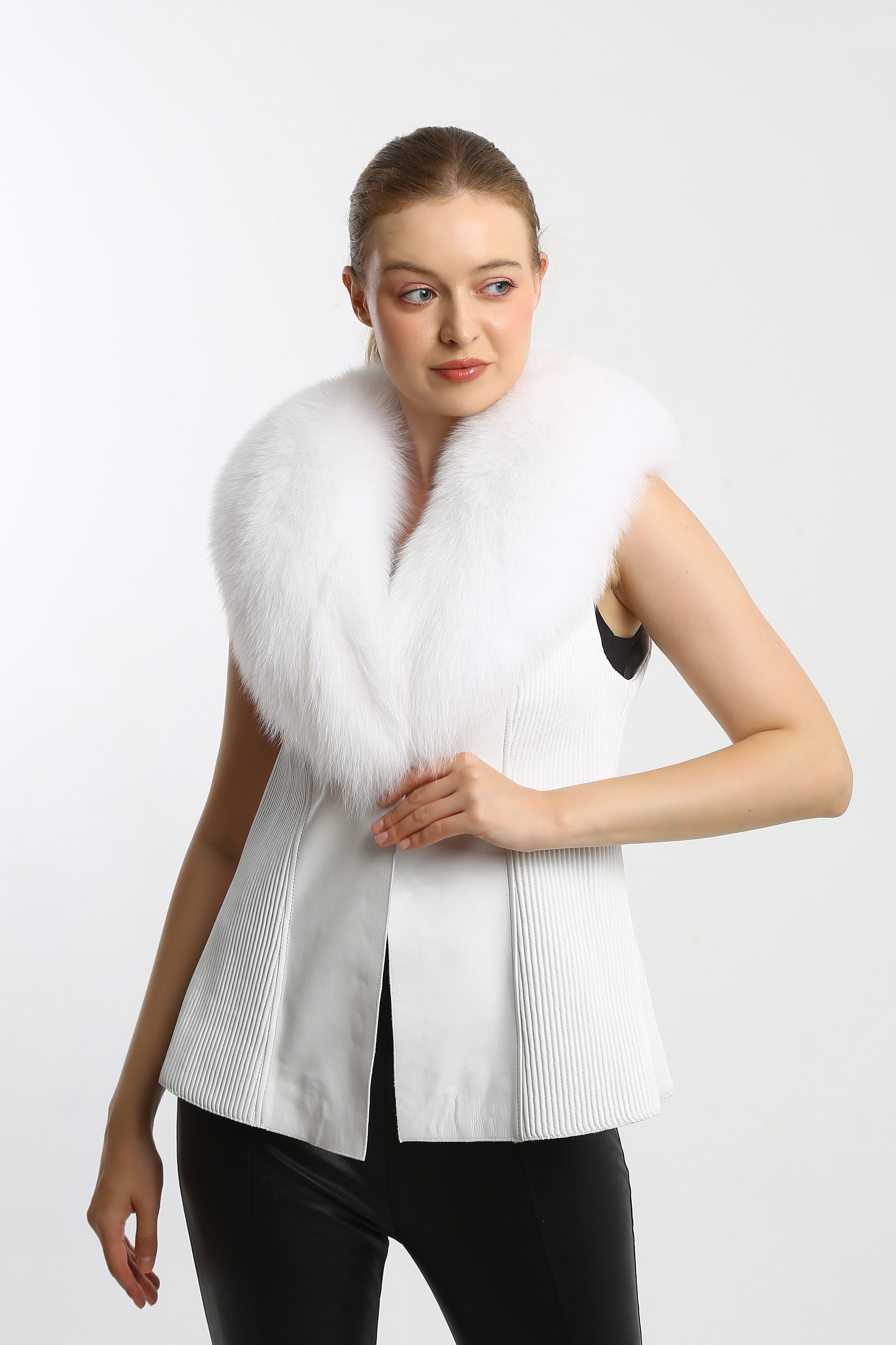Winter's Embrace Leather Vest
