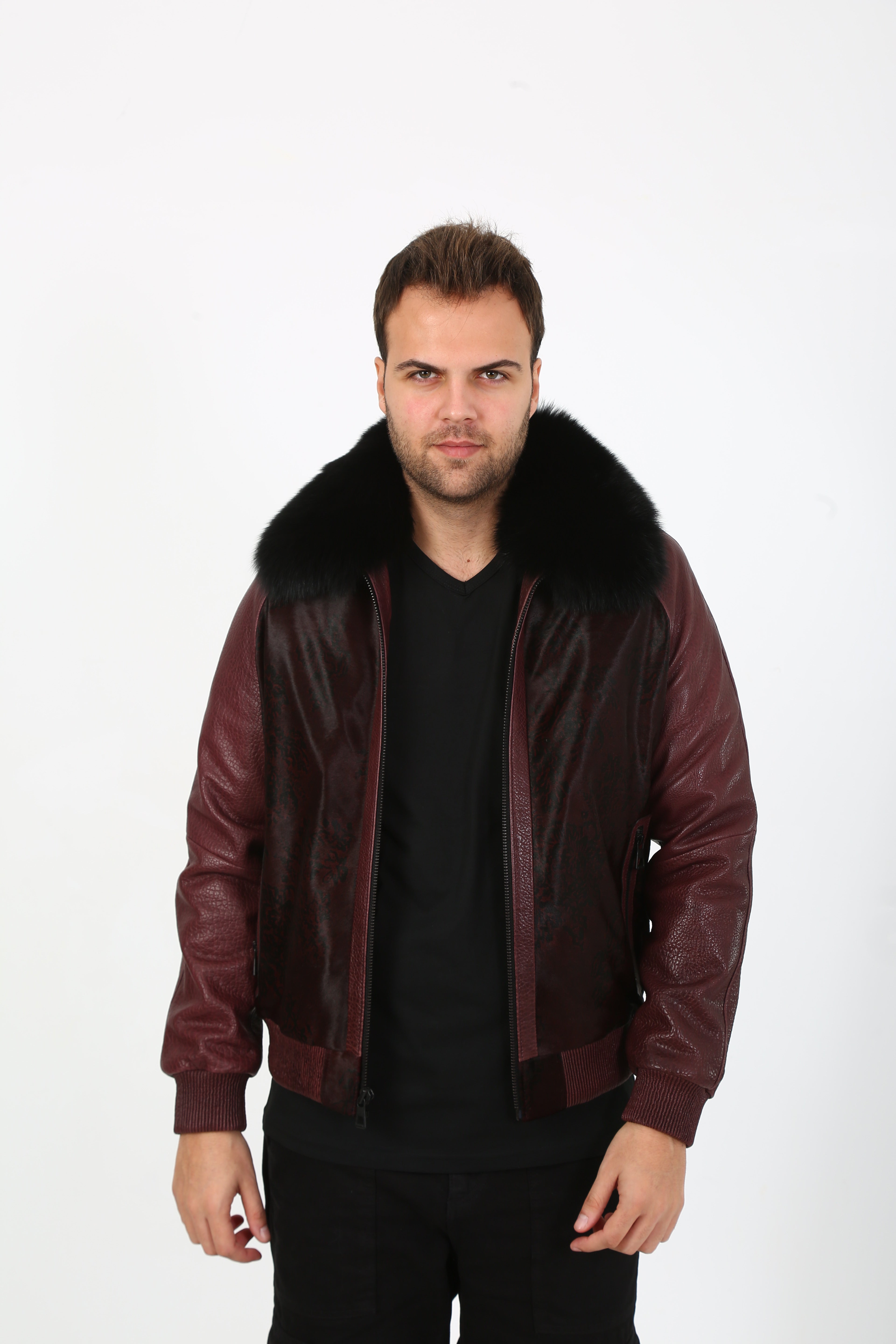 Lux Bomber Calf Hair Jacket