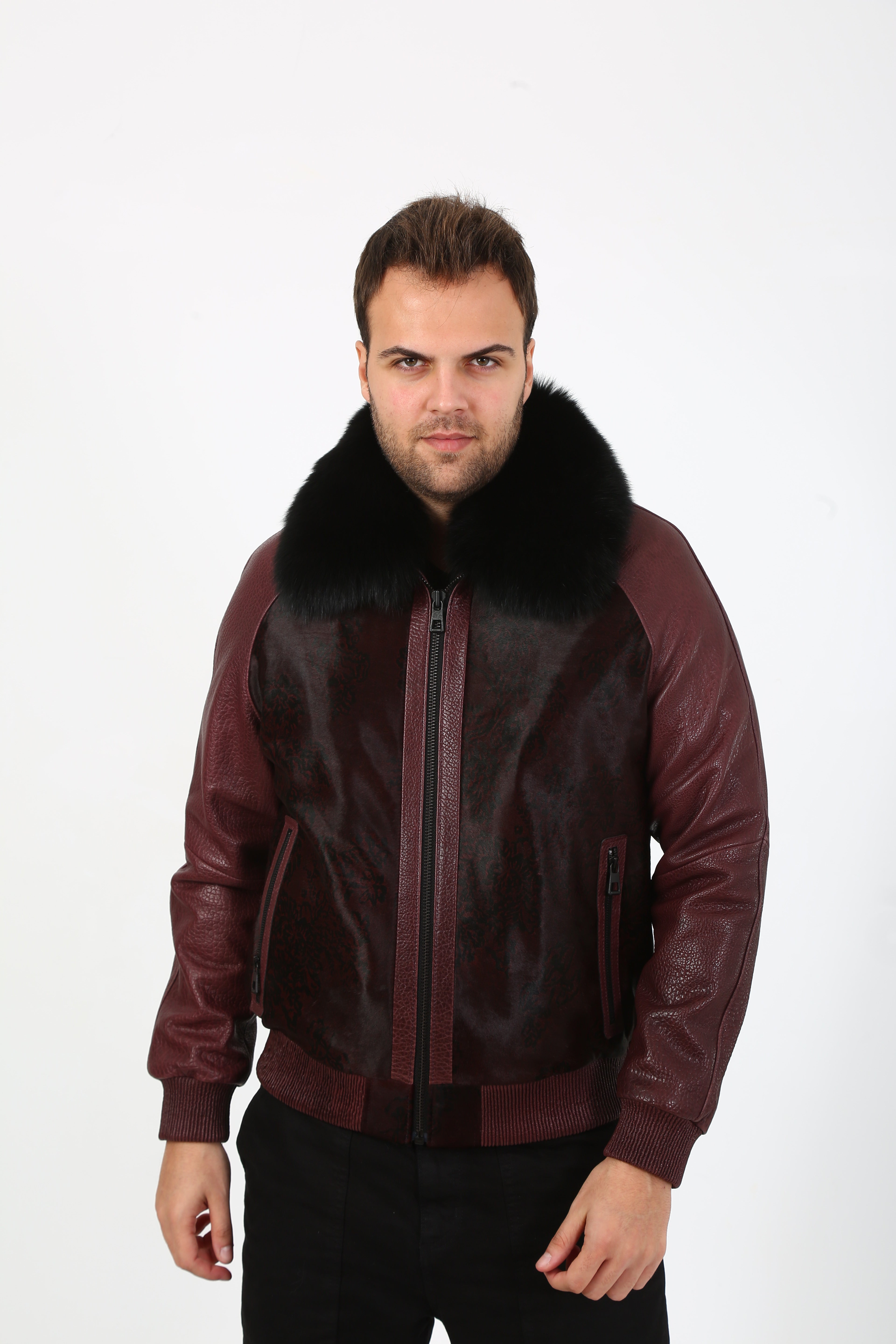 Lux Bomber Calf Hair Jacket