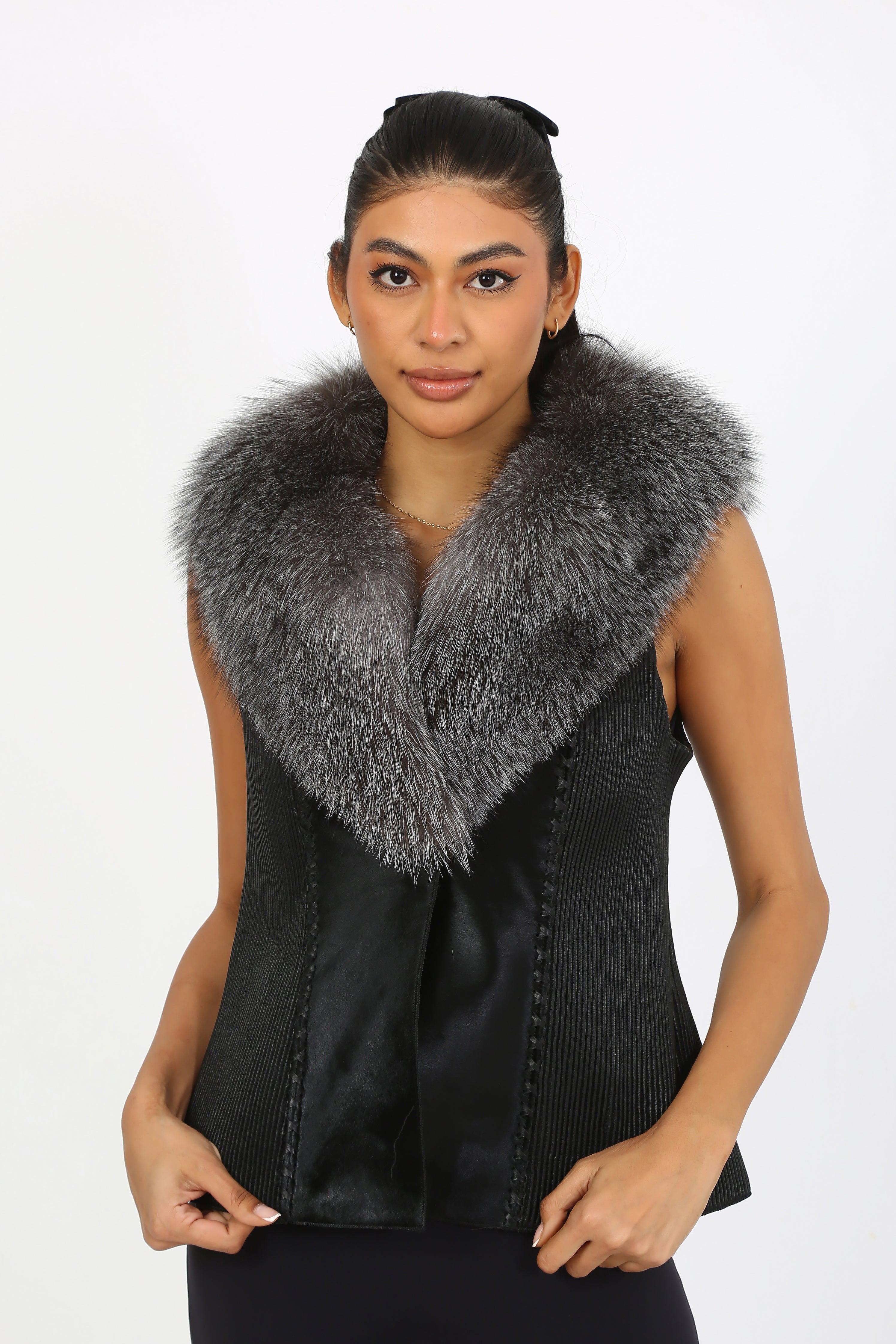 Winter's Embrace Calf Hair Vest