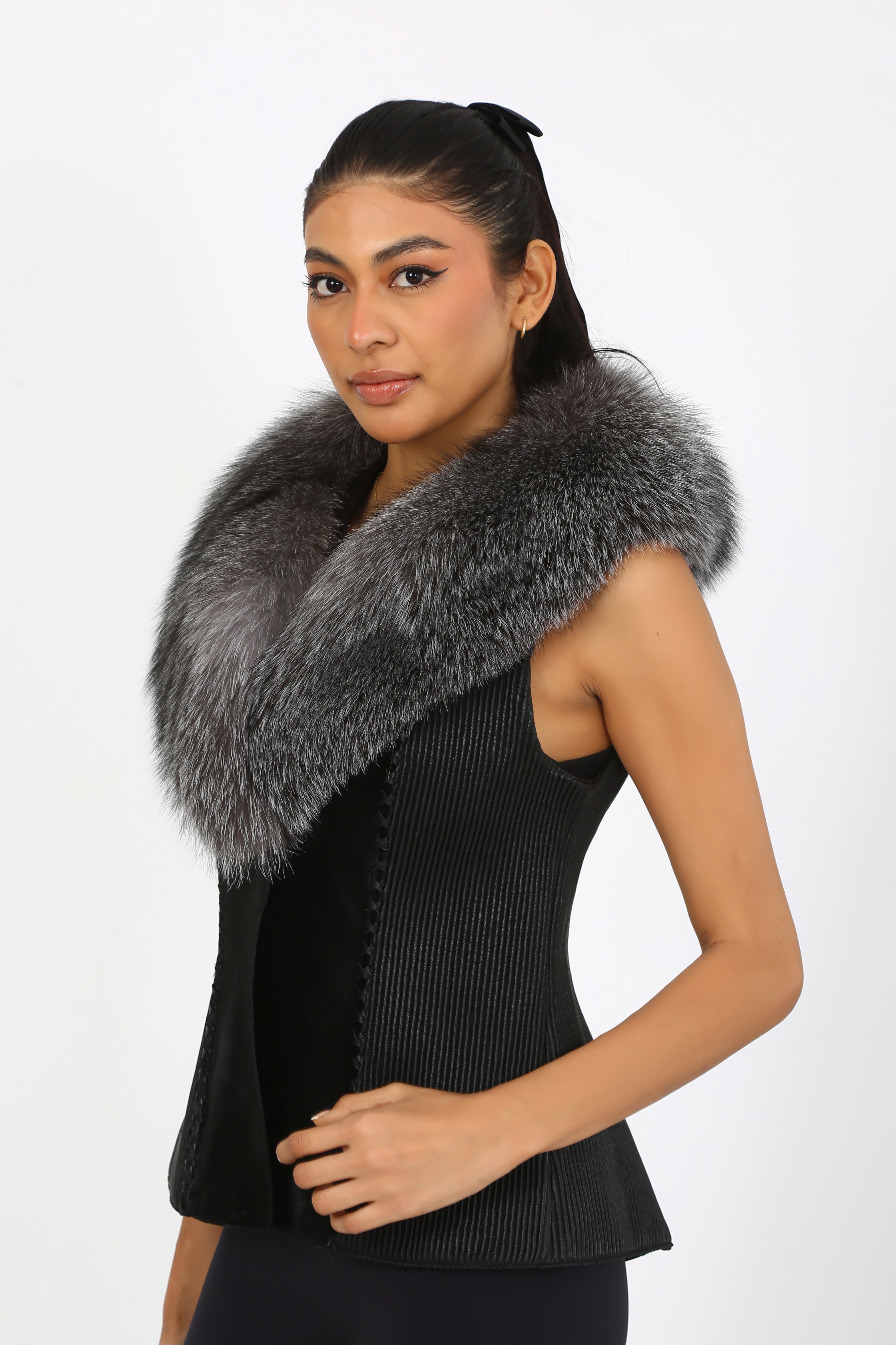 Winter's Embrace Calf Hair Vest
