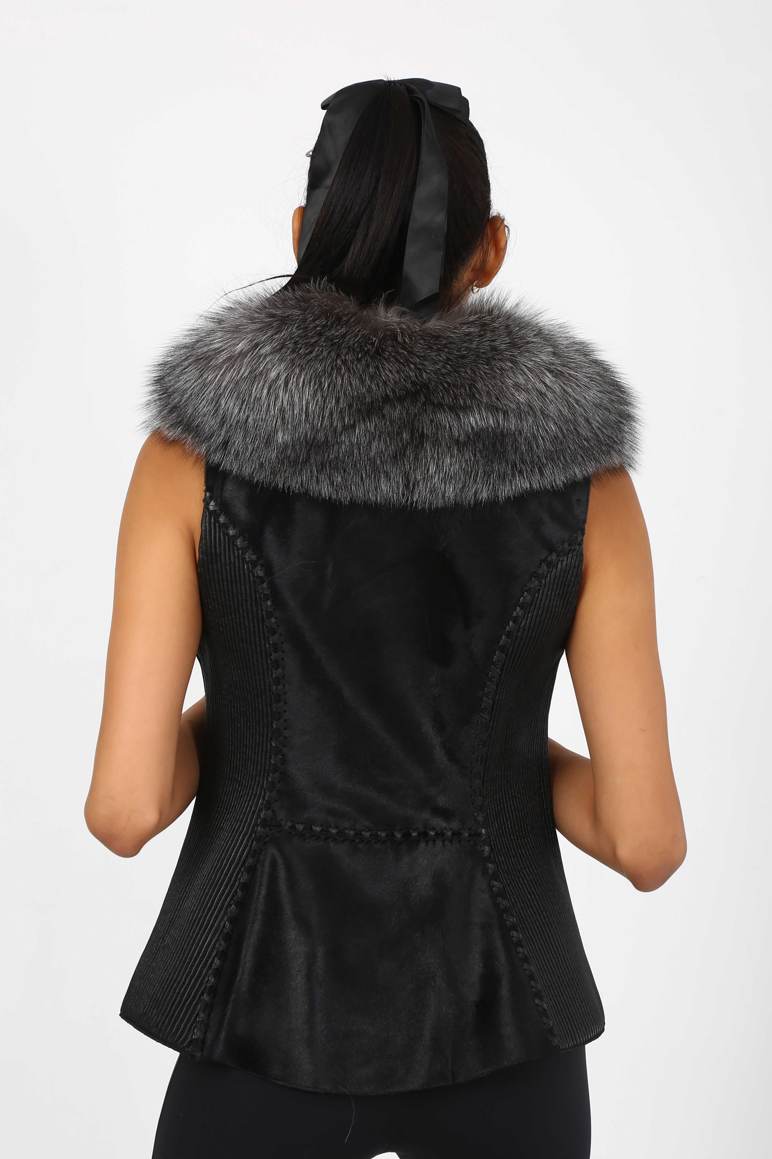 Winter's Embrace Calf Hair Vest