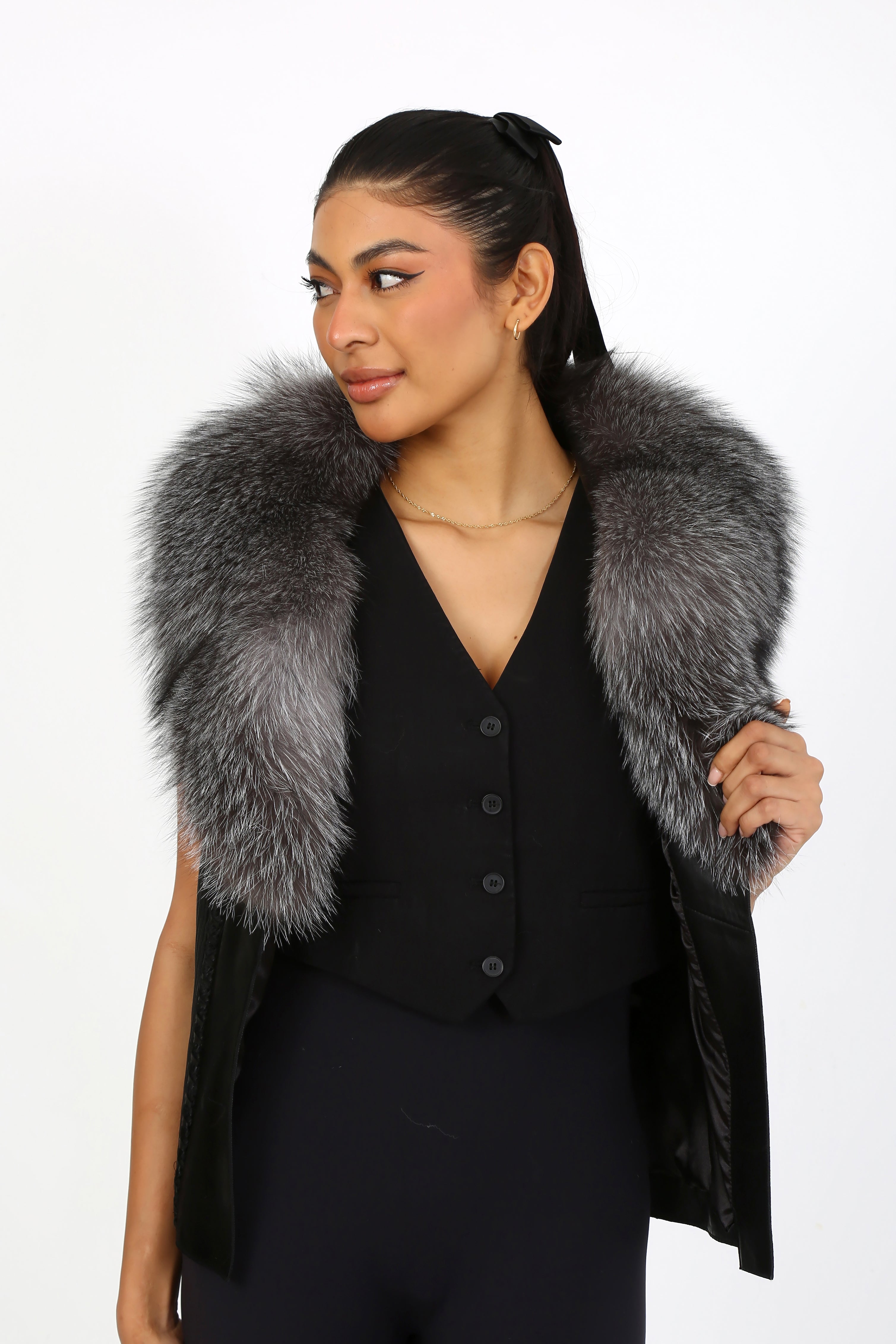 Winter's Embrace Calf Hair Vest