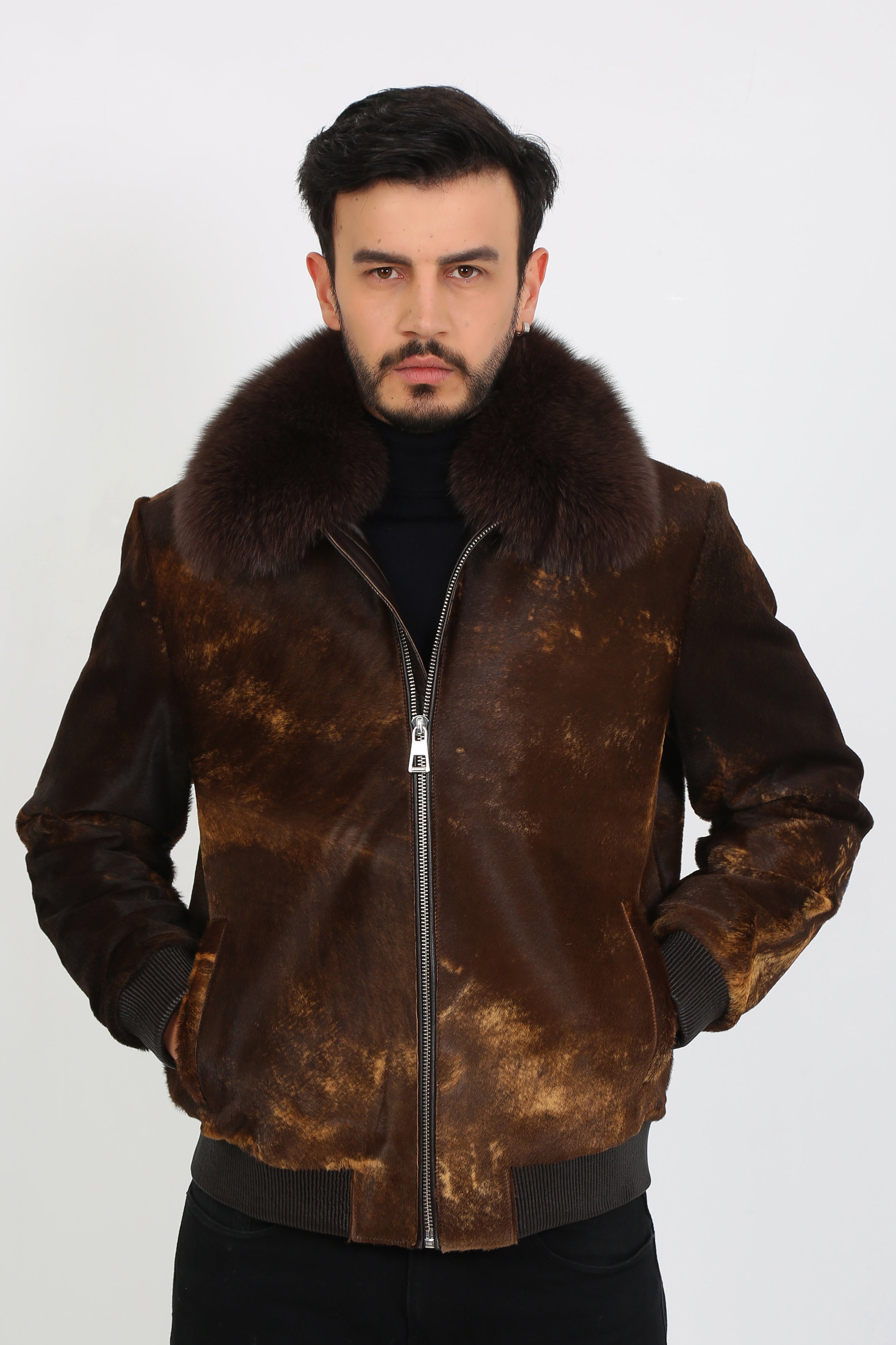 Leone Calf Hair Jacket