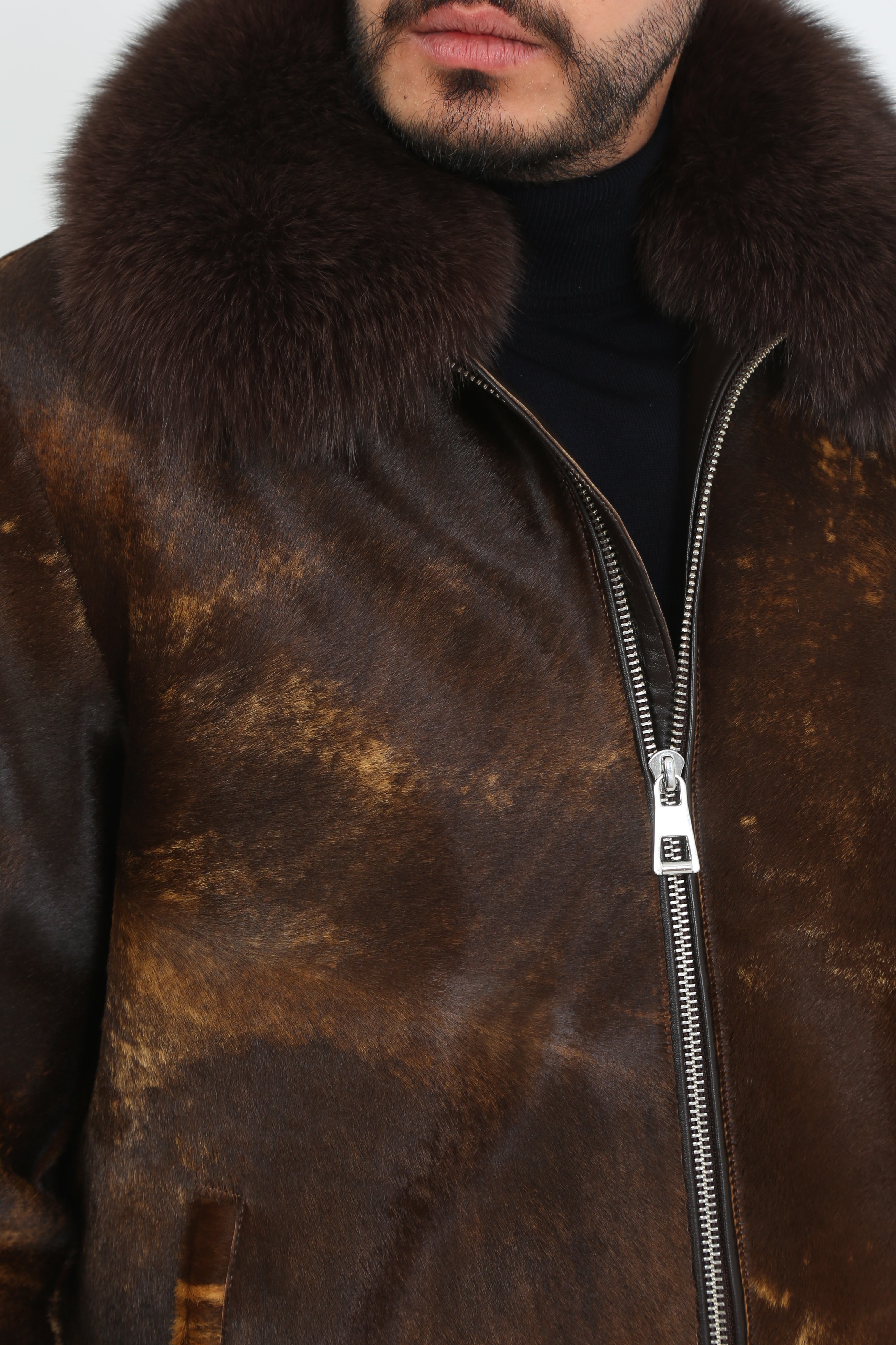 Leone Calf Hair Jacket