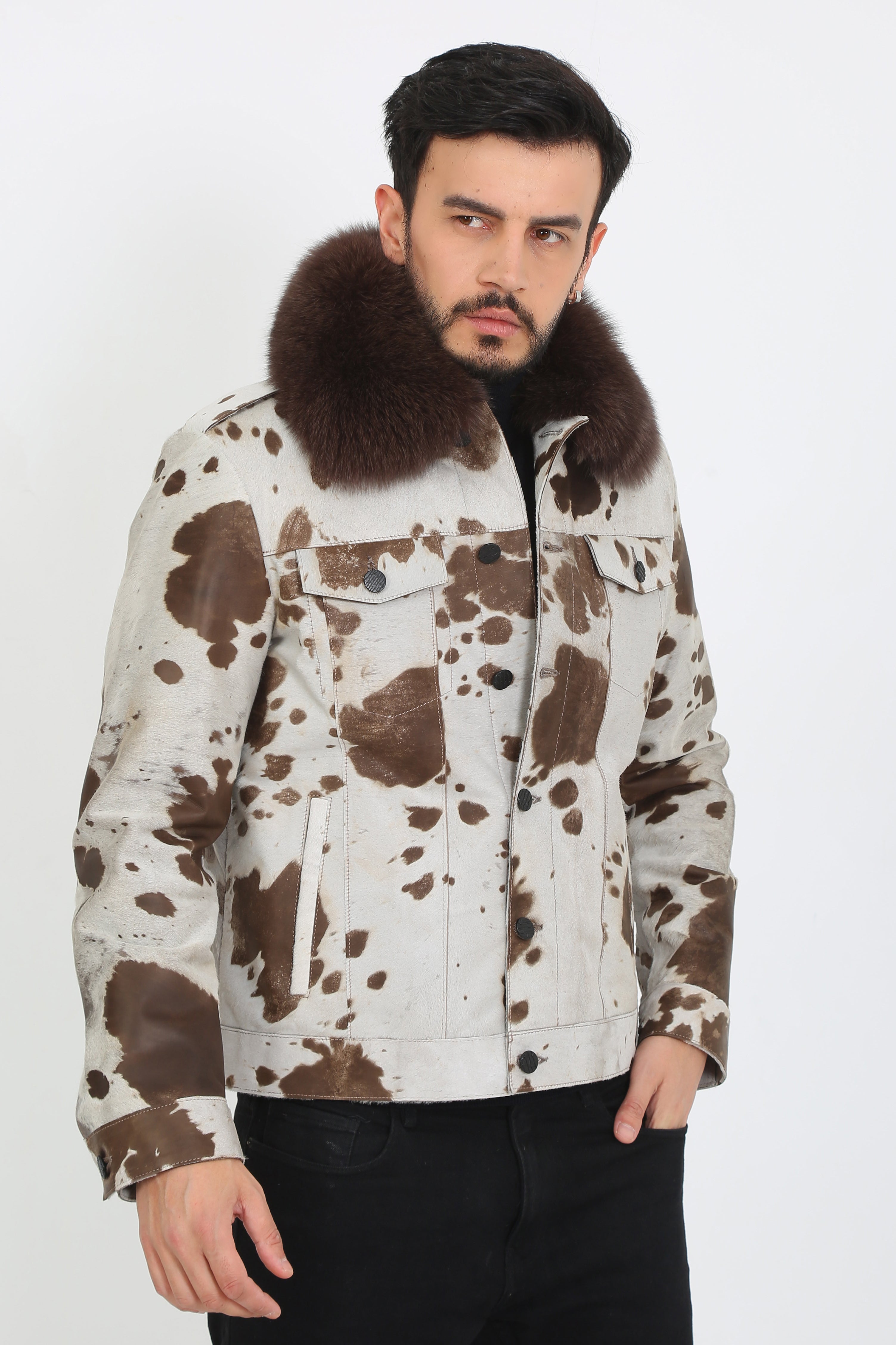 Savannah Elegance Calf Hair Jacket