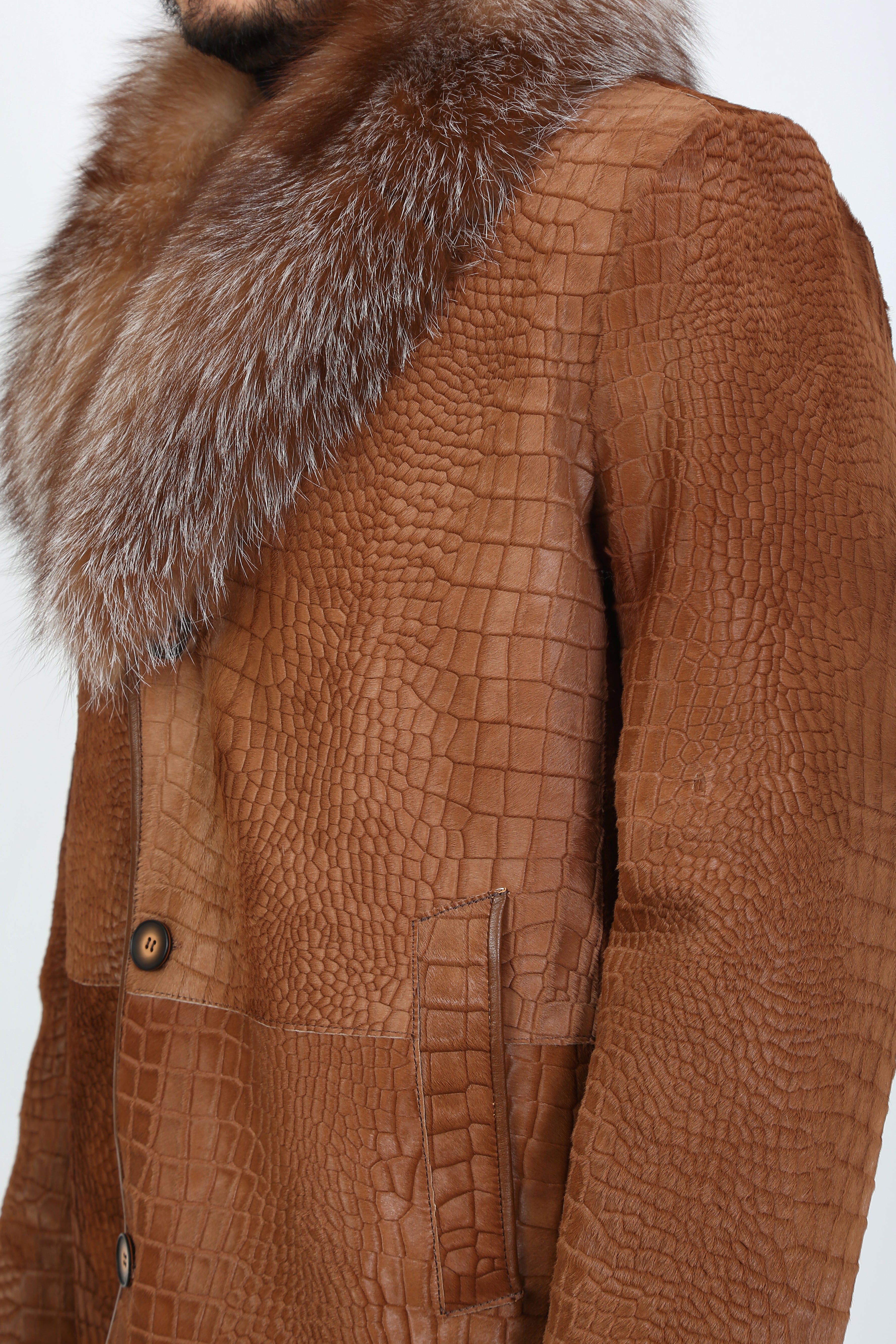 Helios Radiance Calf Hair Jacket