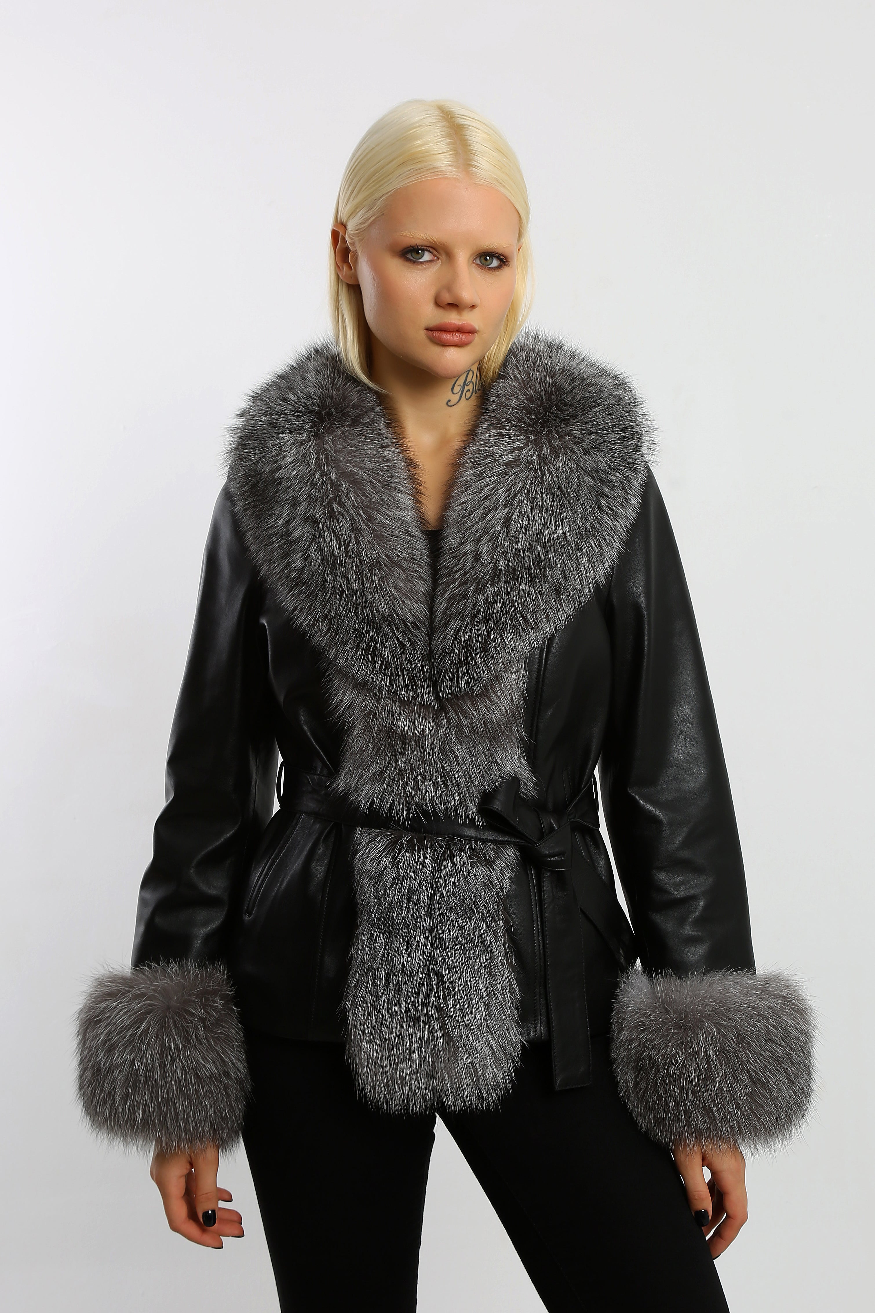 Regal Ember Leather Jacket