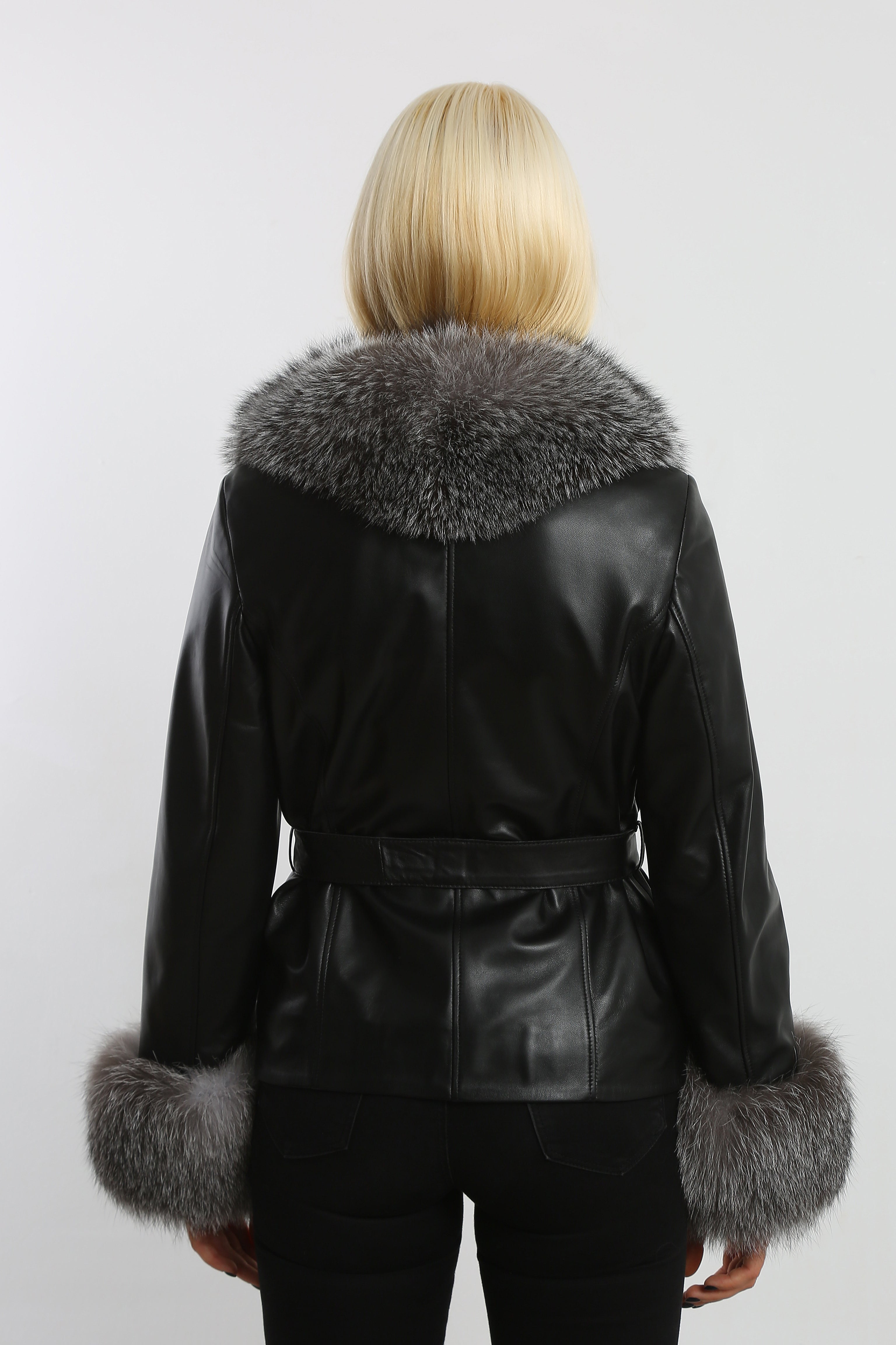 Regal Ember Leather Jacket