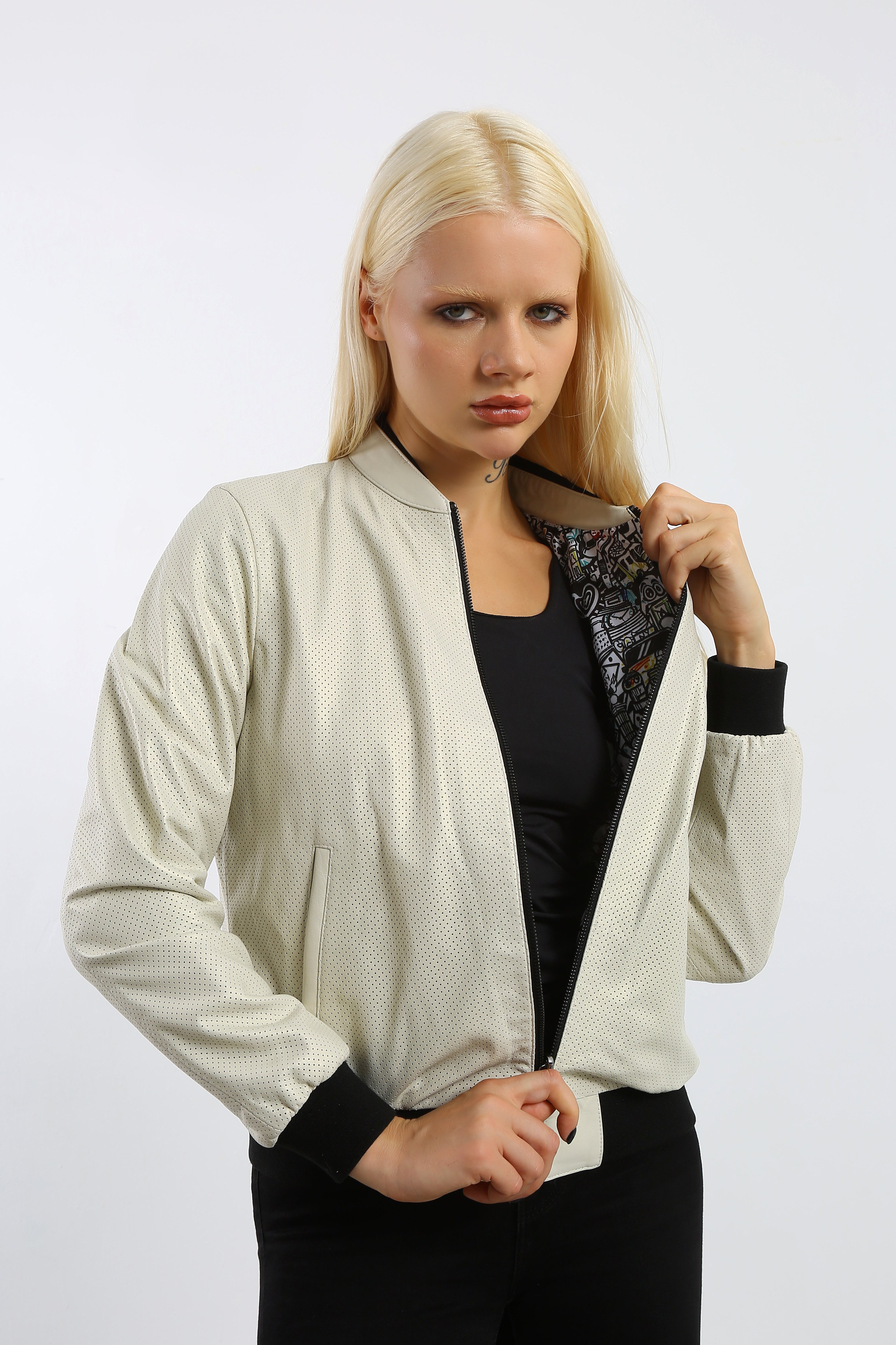 Swift Motion Reversible Leather Jacket