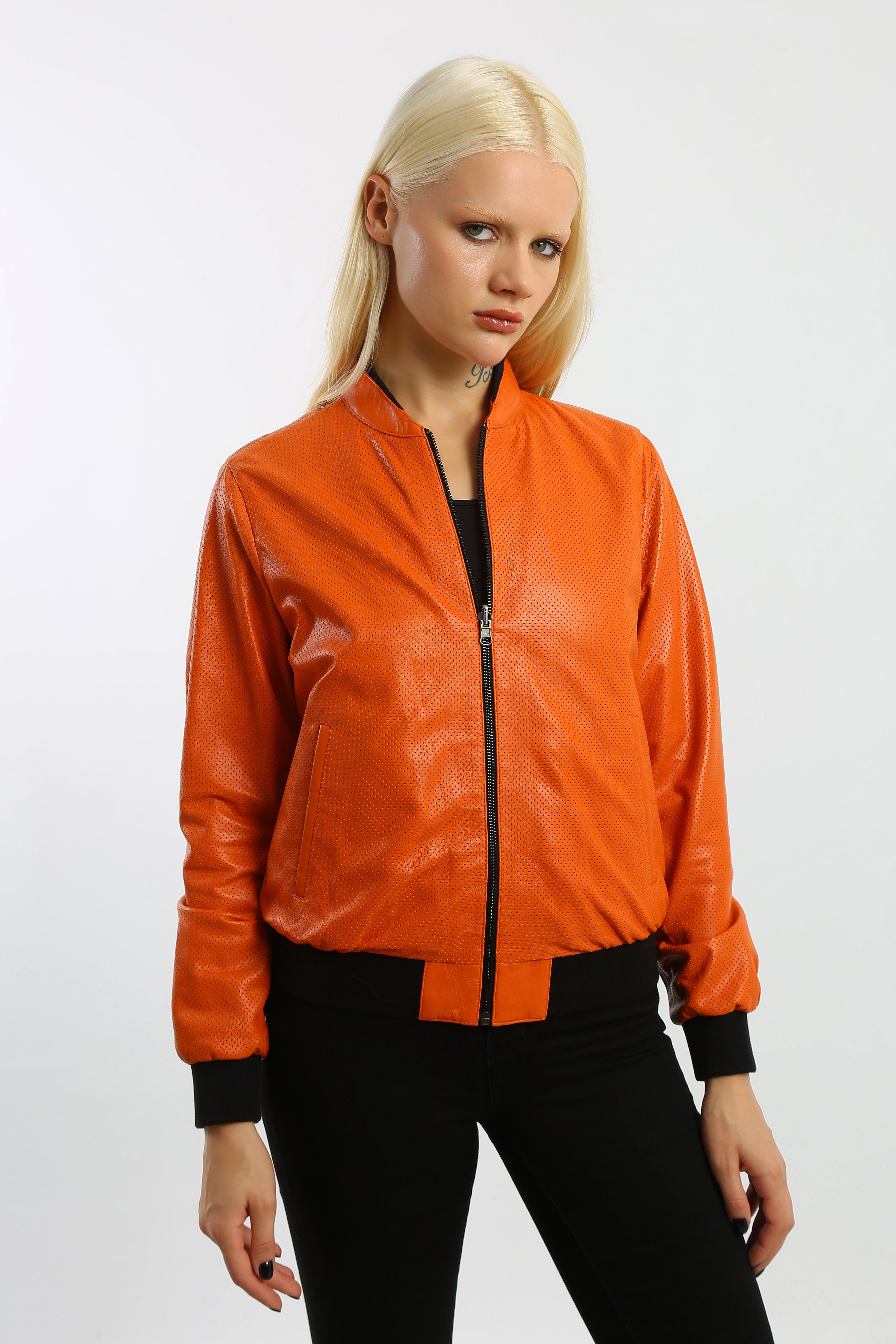 Swift Motion Reversible Leather Jacket