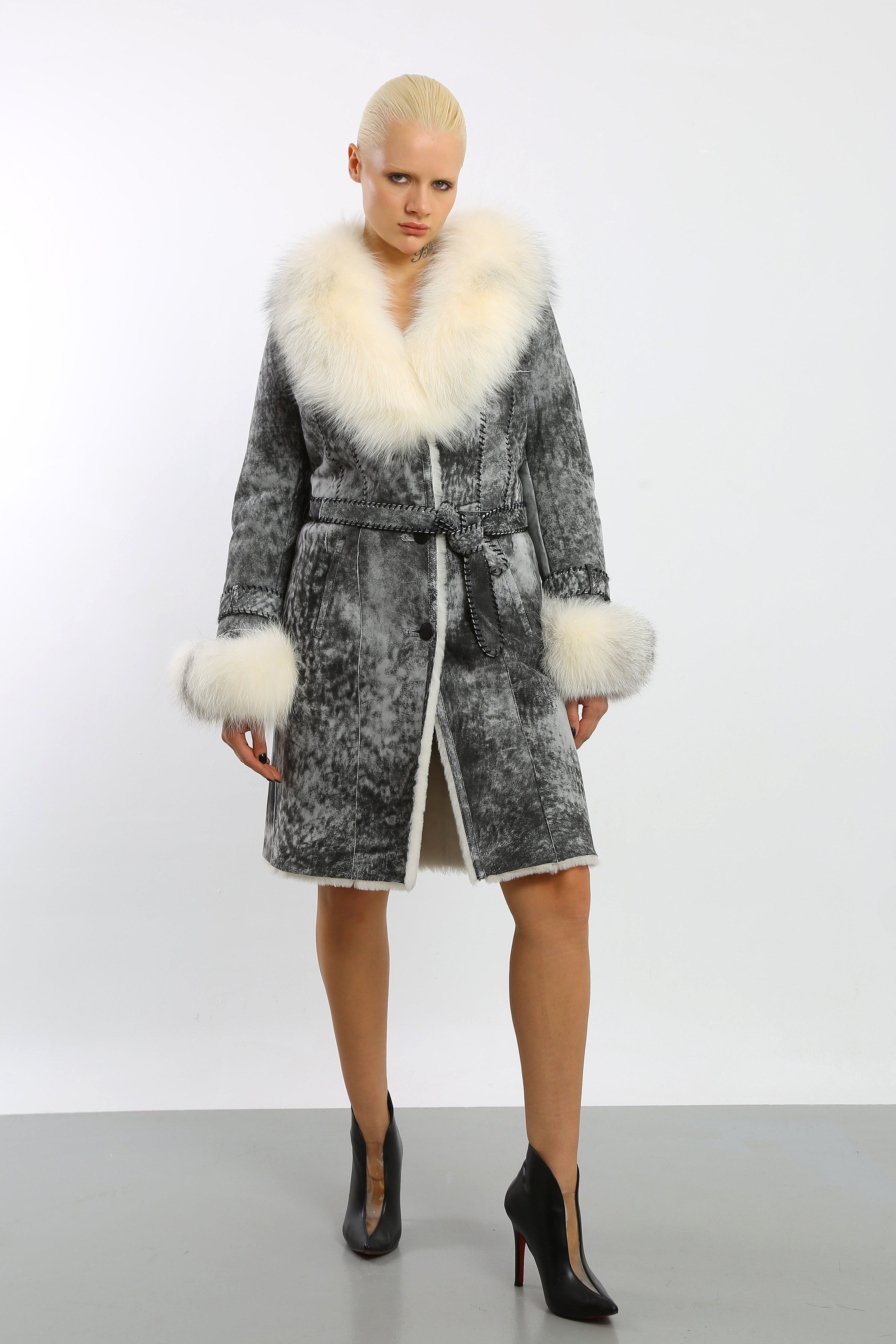 Winter's Reign Shearling Coat
