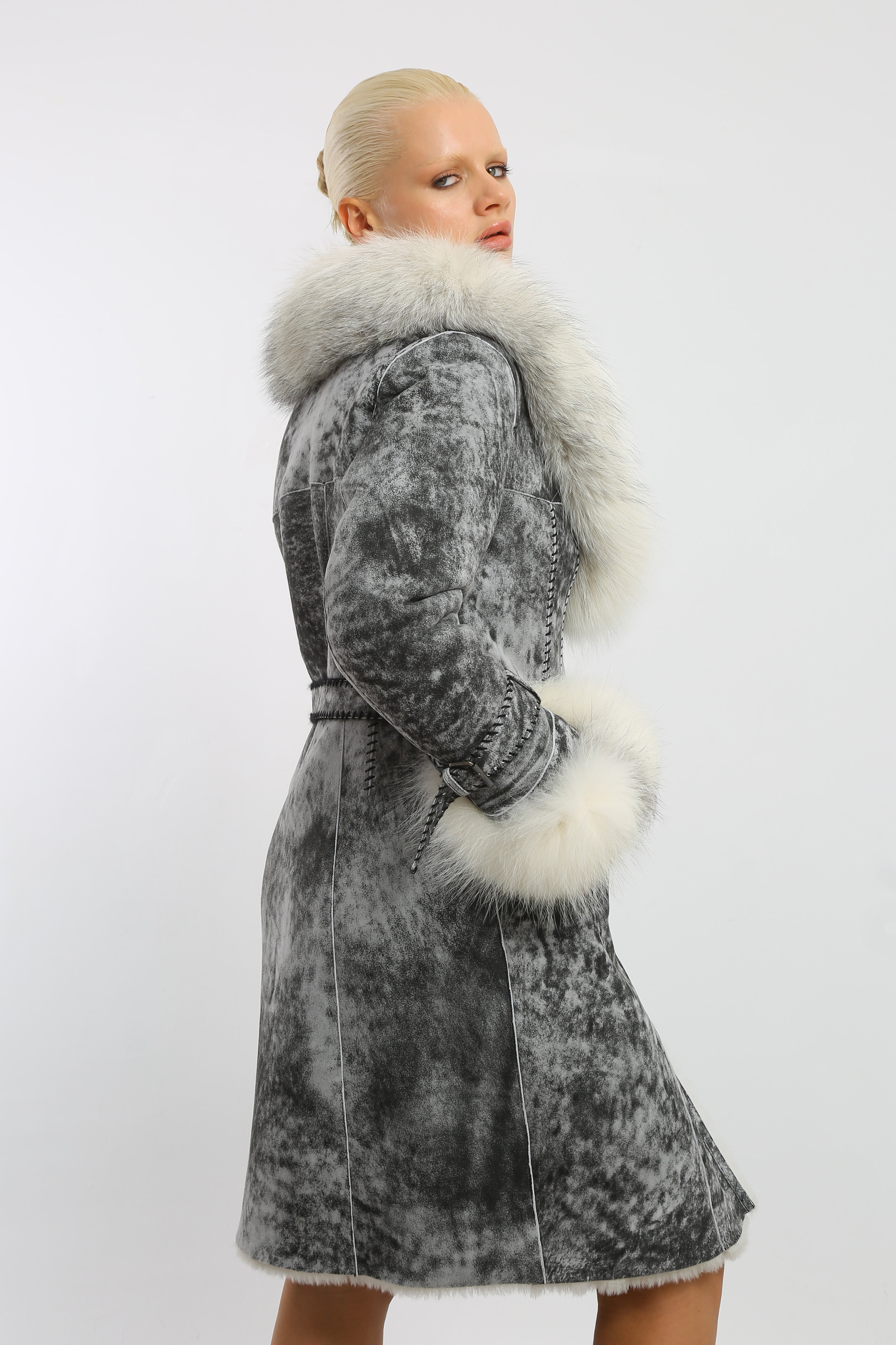 Winter's Reign Shearling Coat