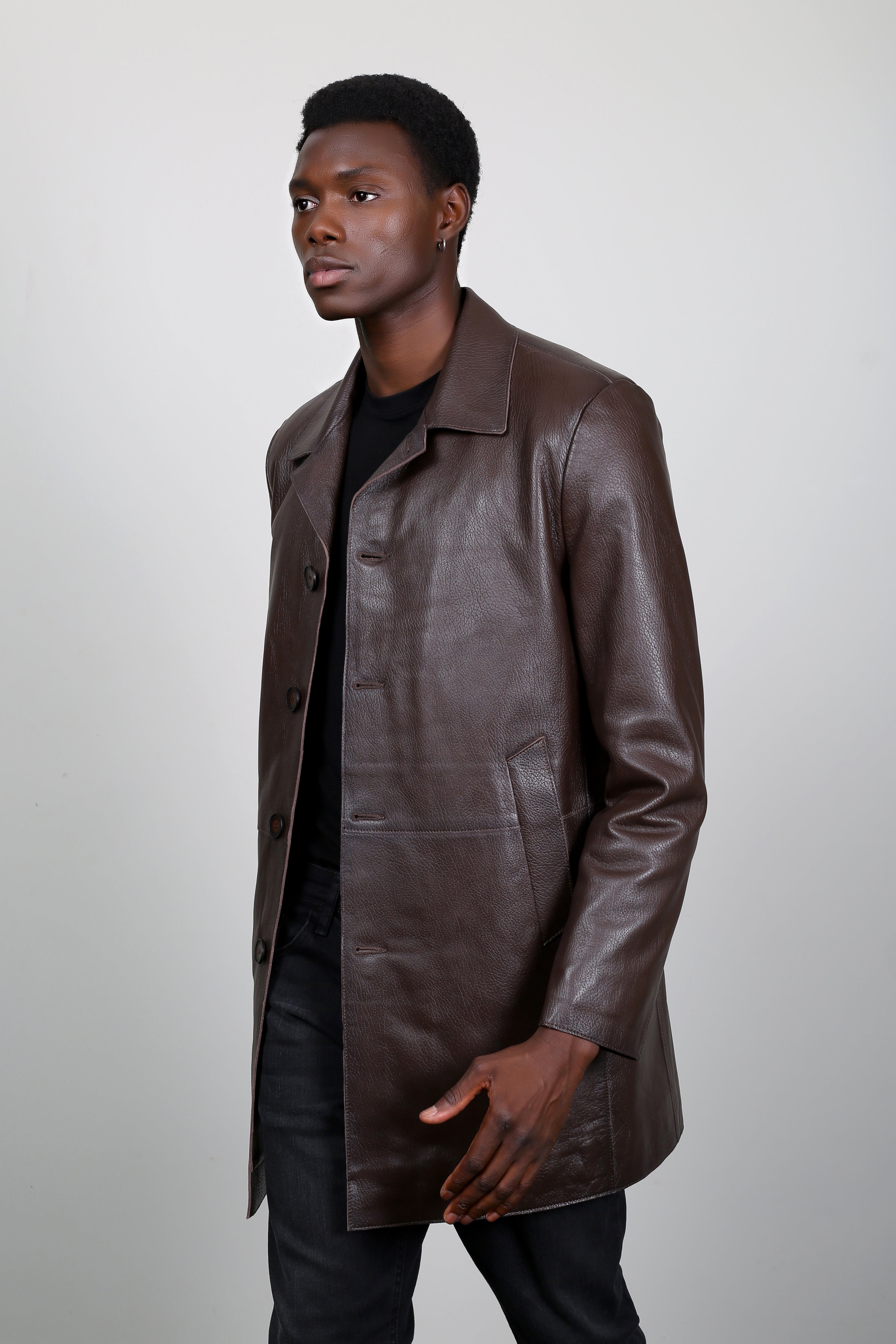 Luxe Havane Leather Jacket