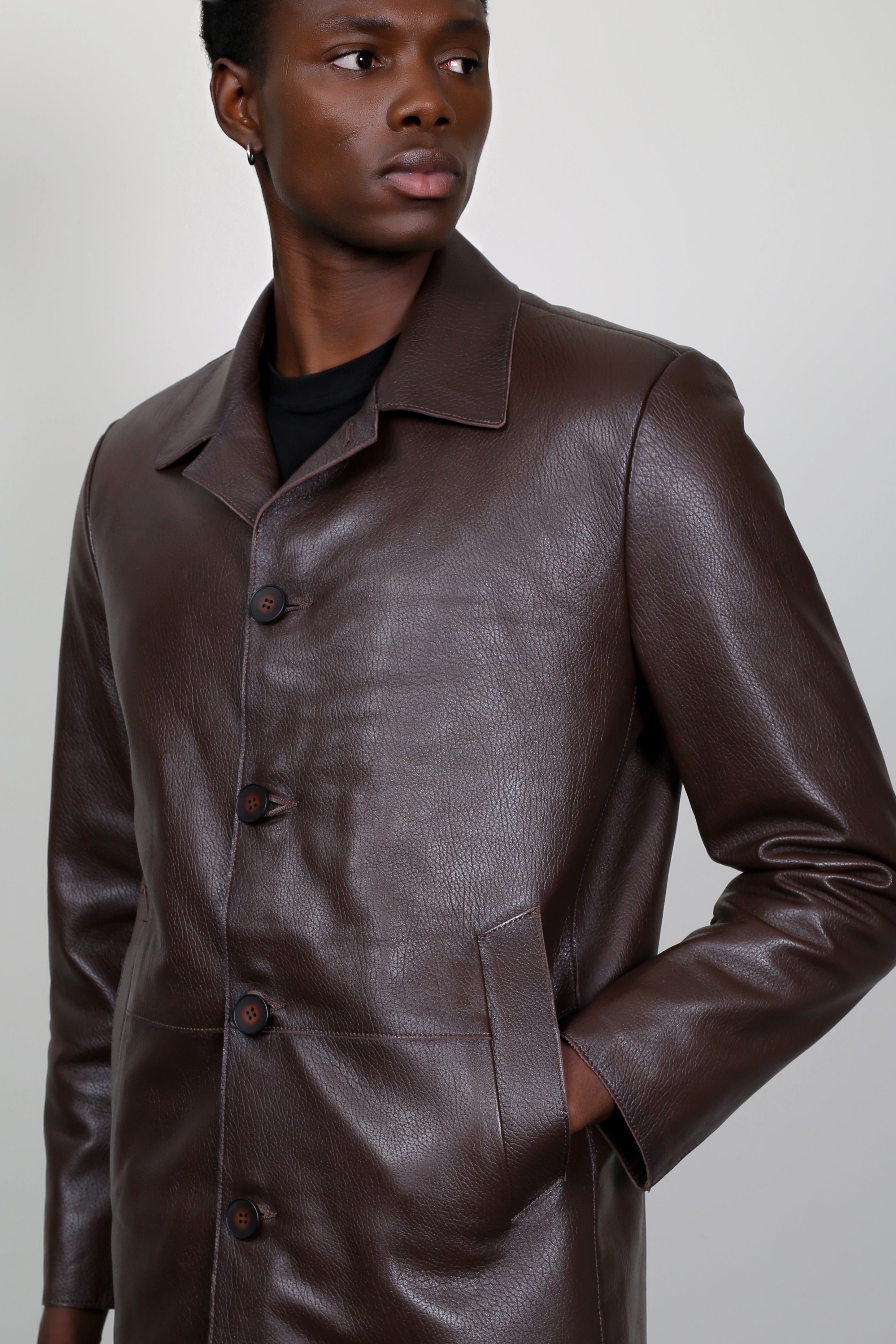 Luxe Havane Leather Jacket