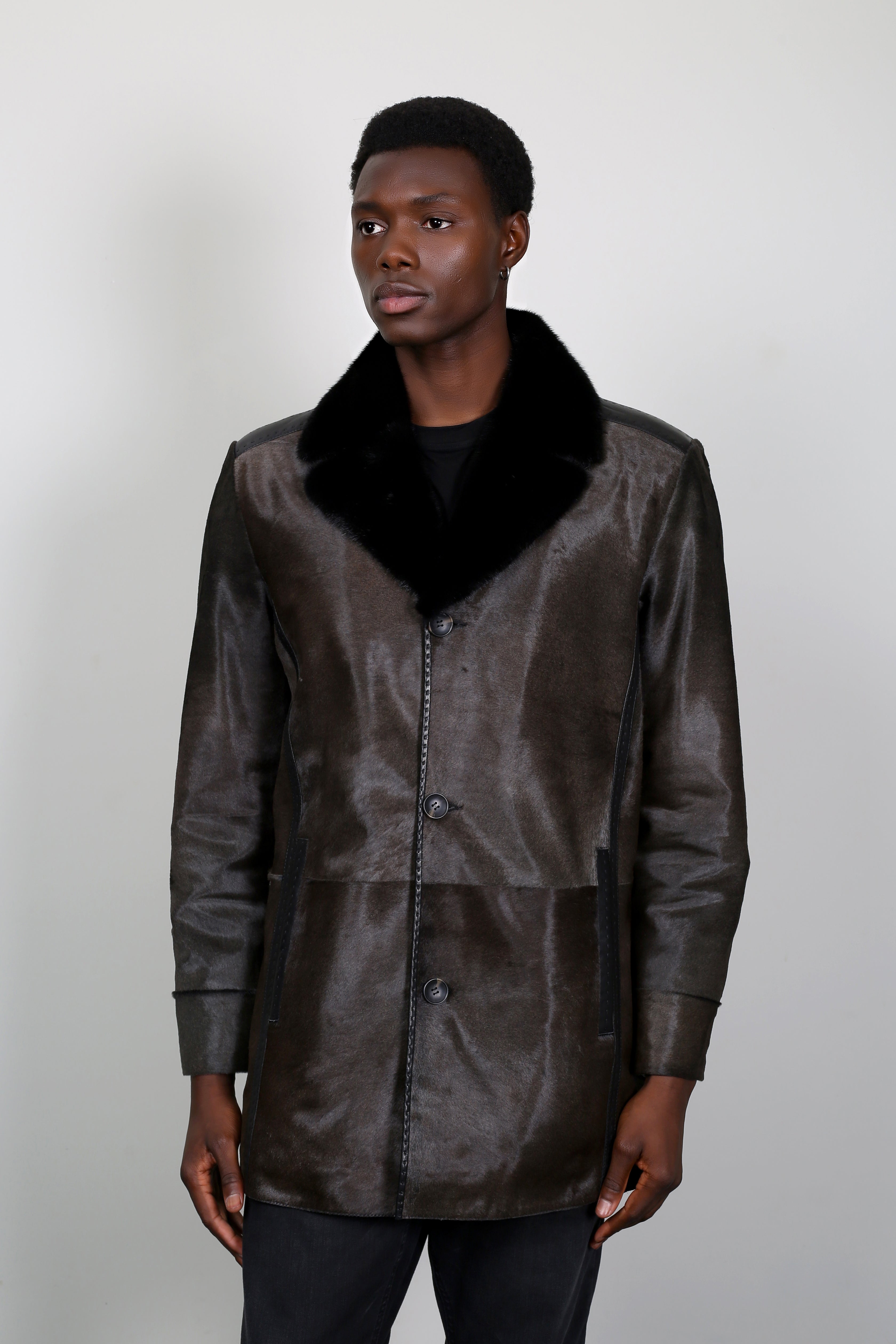 Helios Radiance Calf Hair Jacket