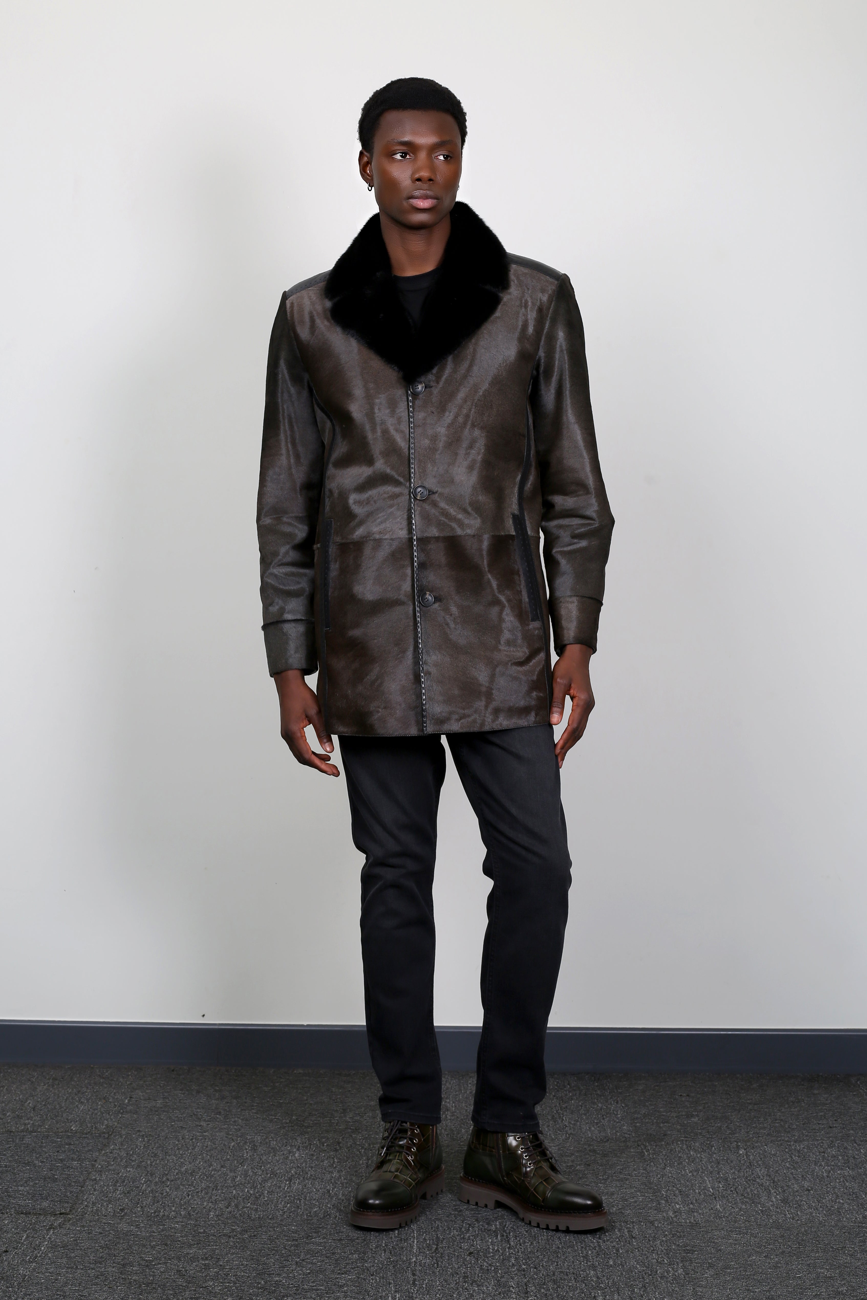 Helios Radiance Calf Hair Jacket