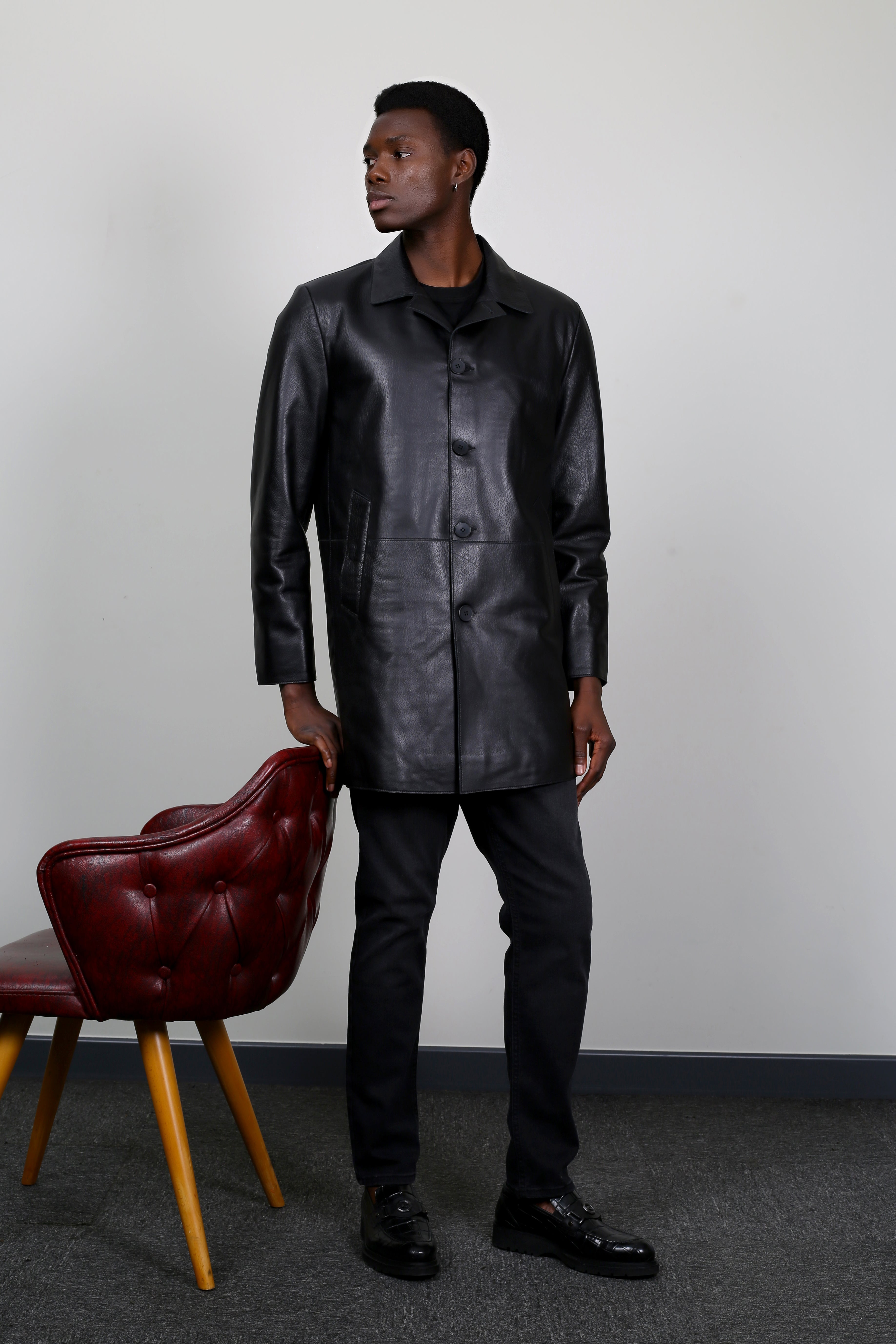 Luxe Havane Leather Jacket