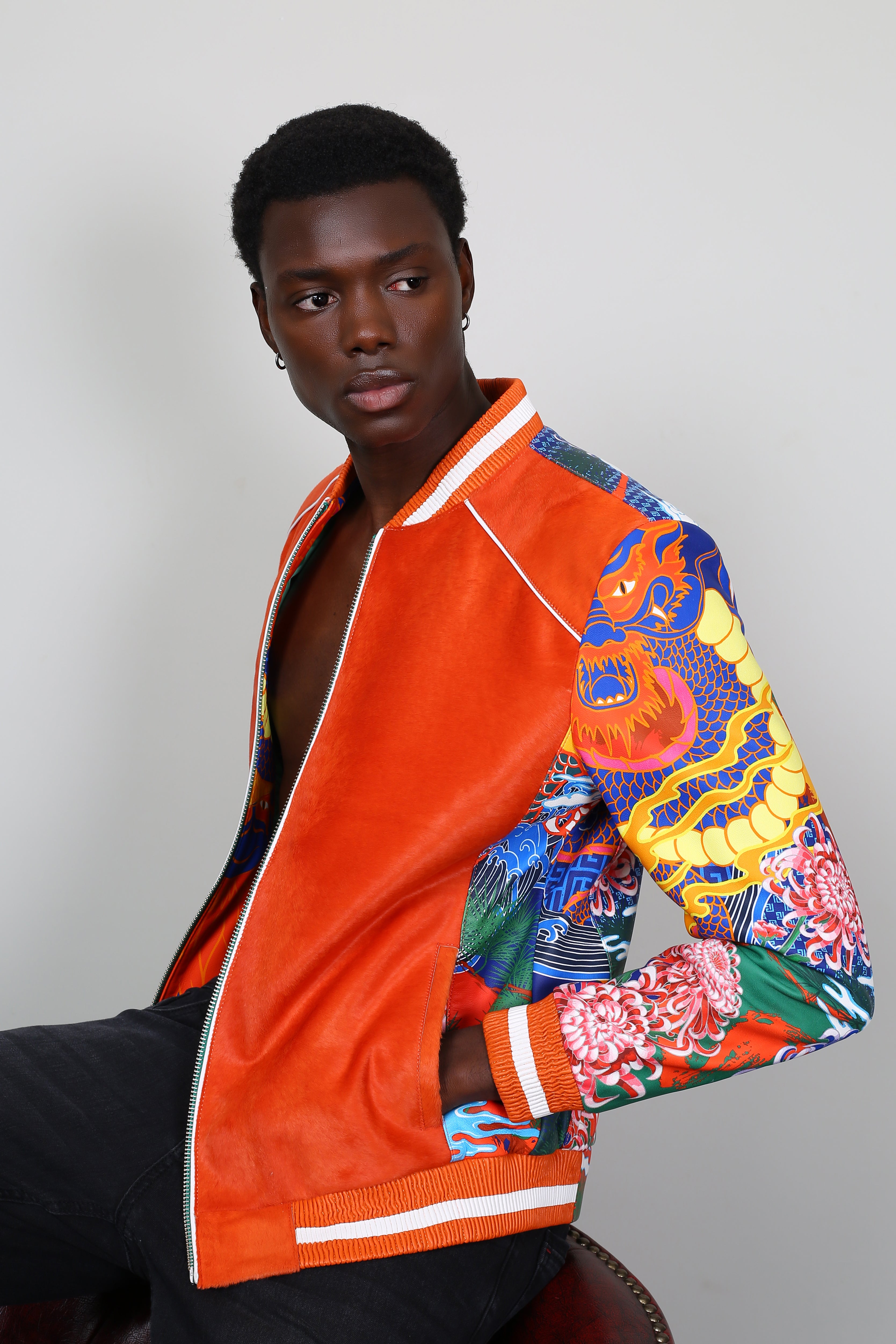 Phoenix Blaze Calf Hair Jacket
