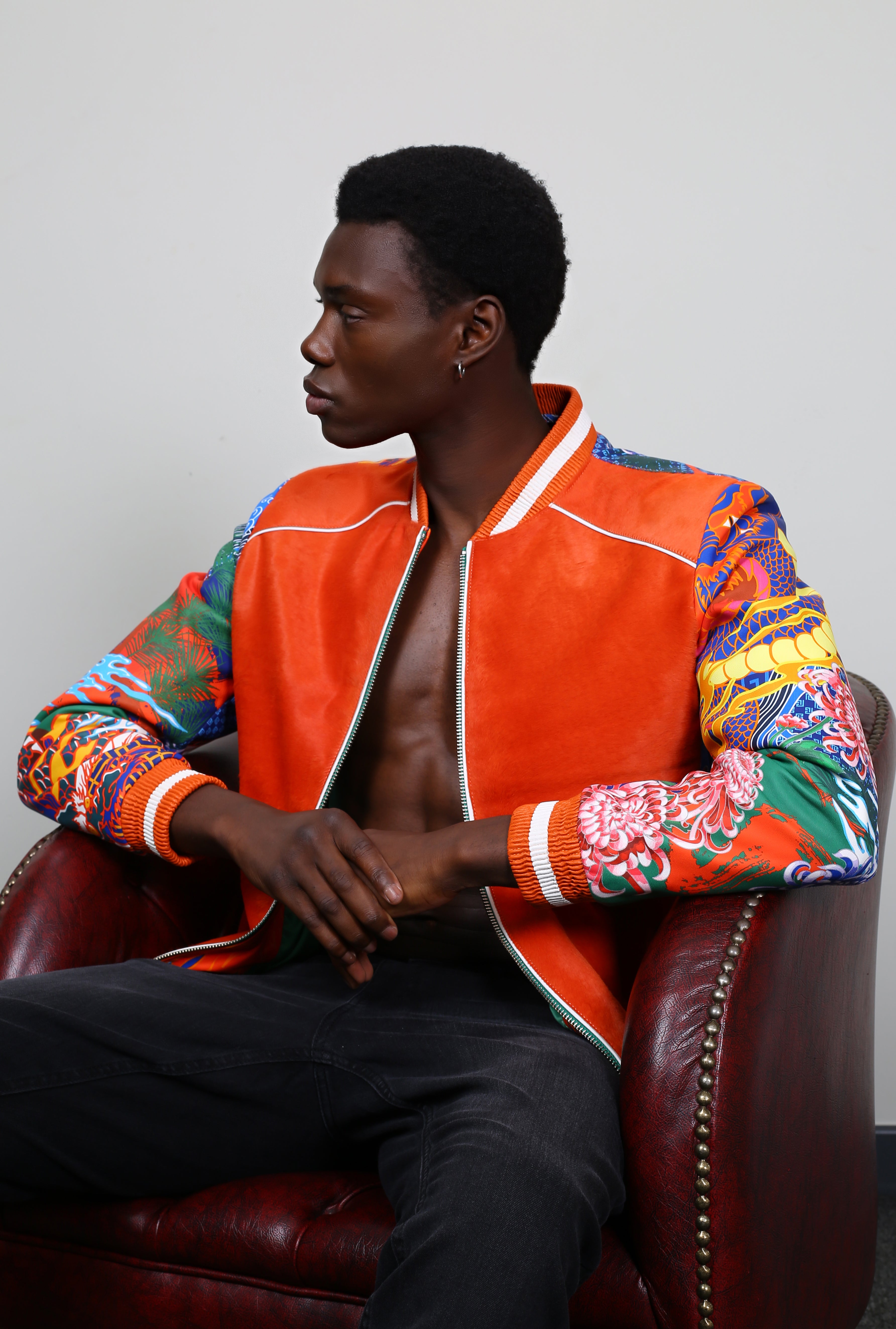 Phoenix Blaze Calf Hair Jacket
