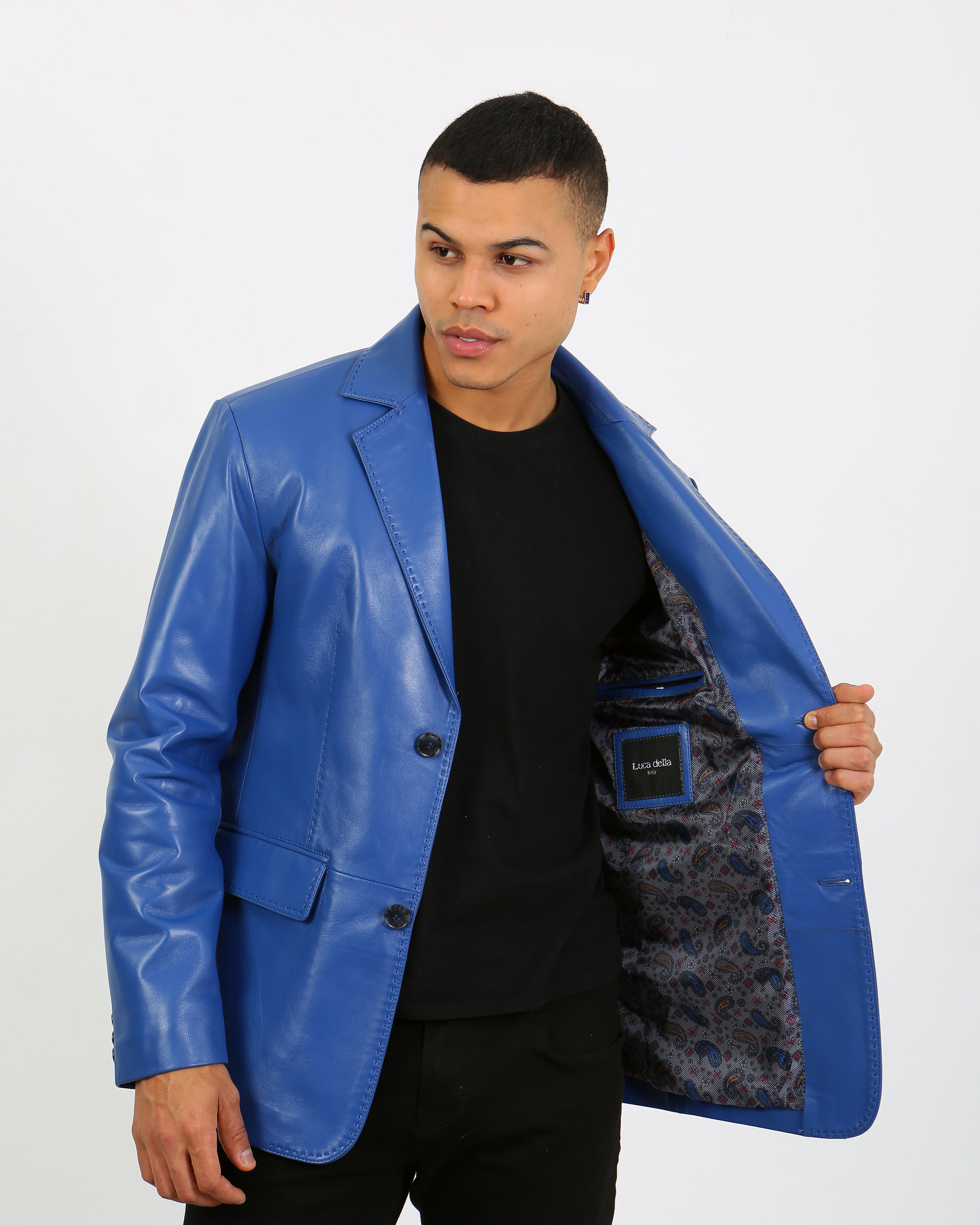 Royale Leather Blazer