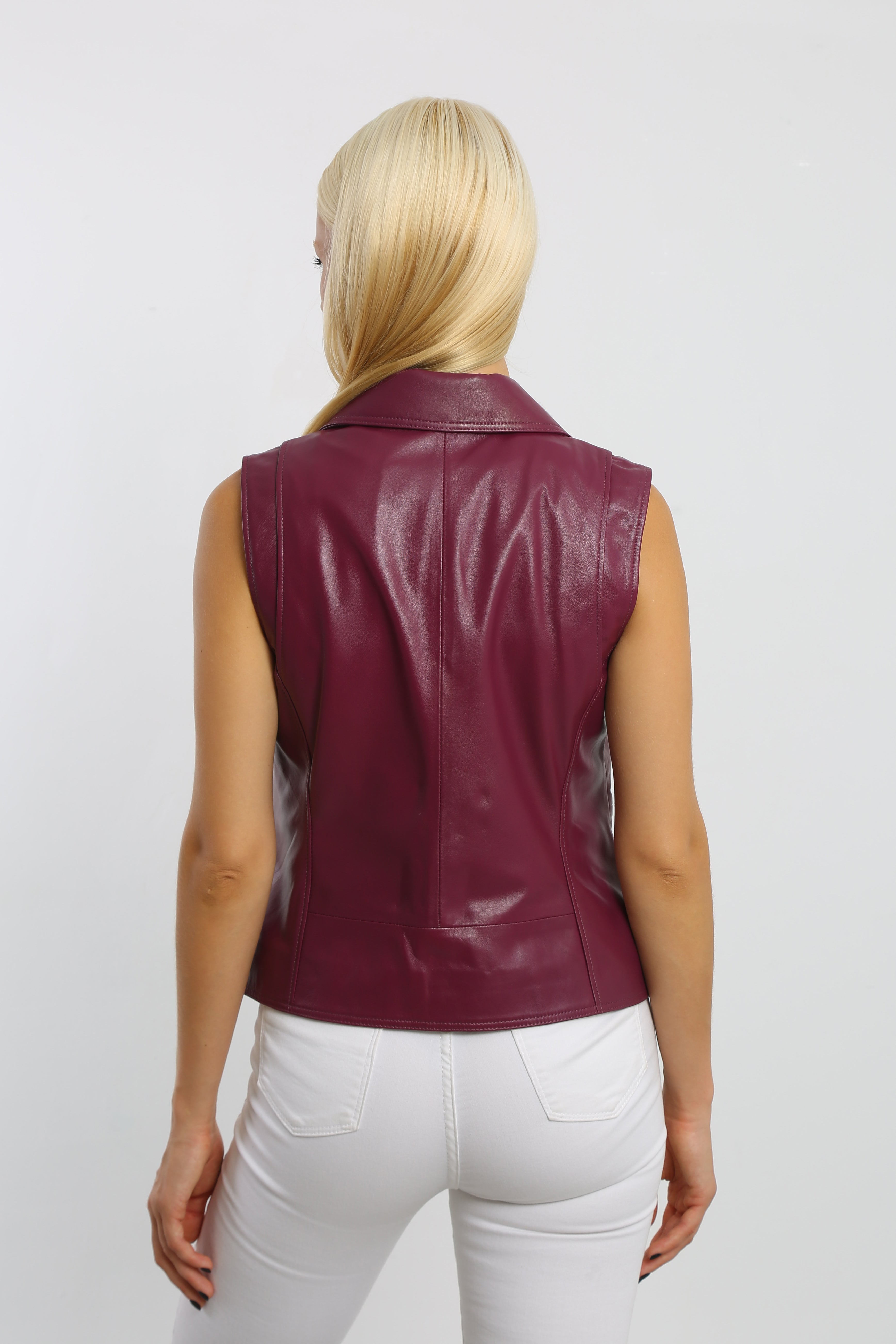 Spice Horizon Leather Vest