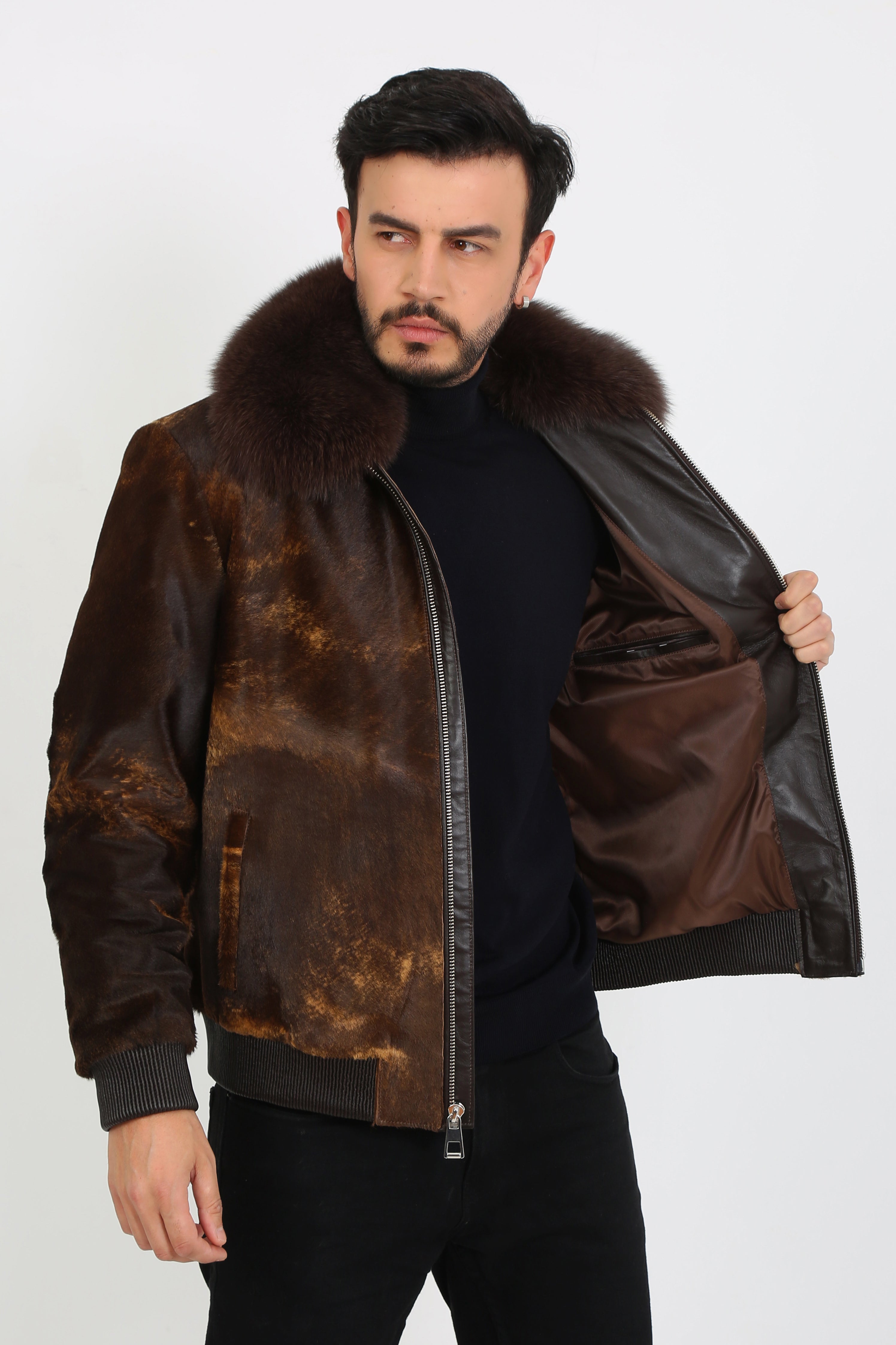 Leone Calf Hair Jacket