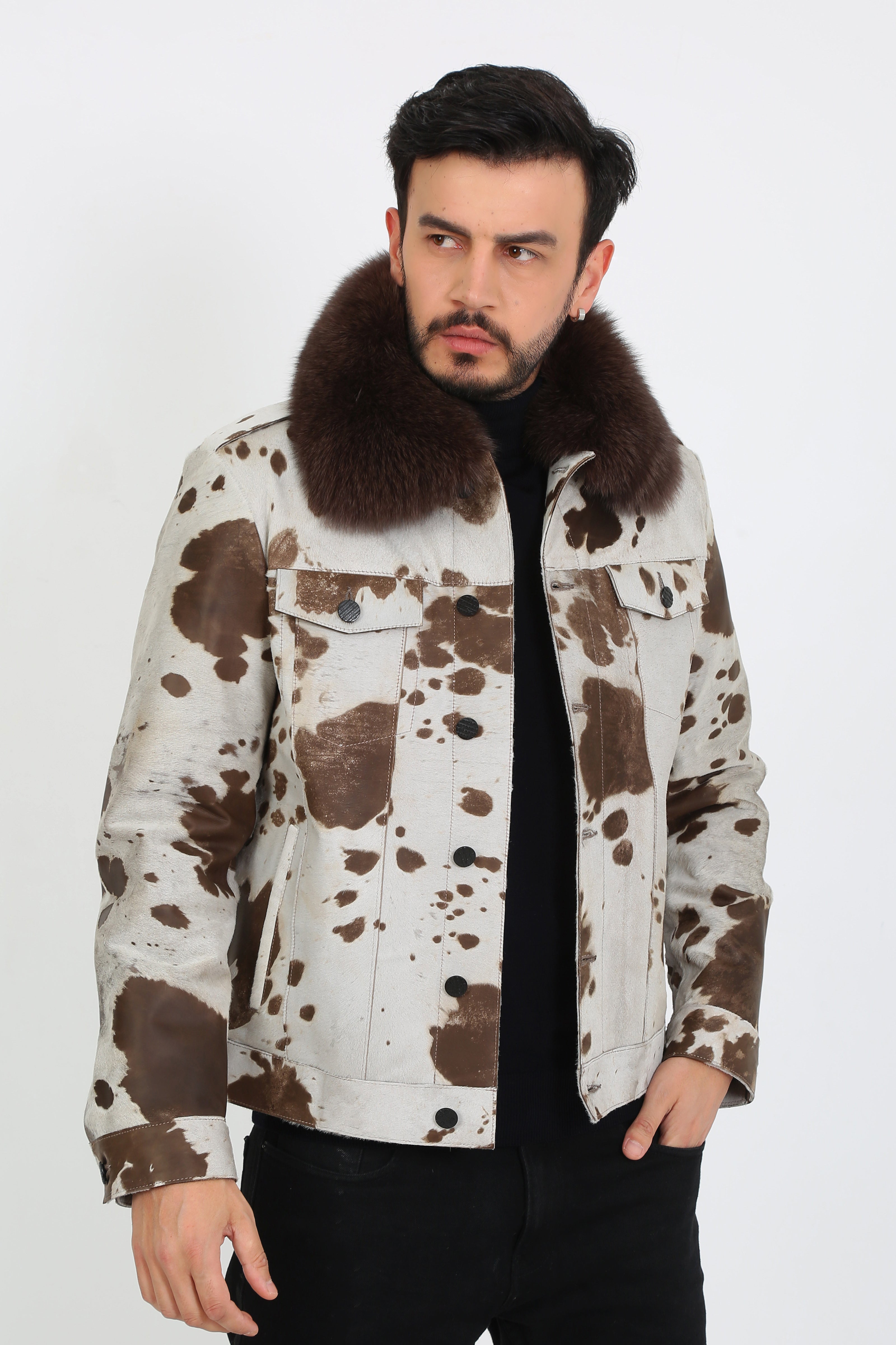 Savannah Elegance Calf Hair Jacket