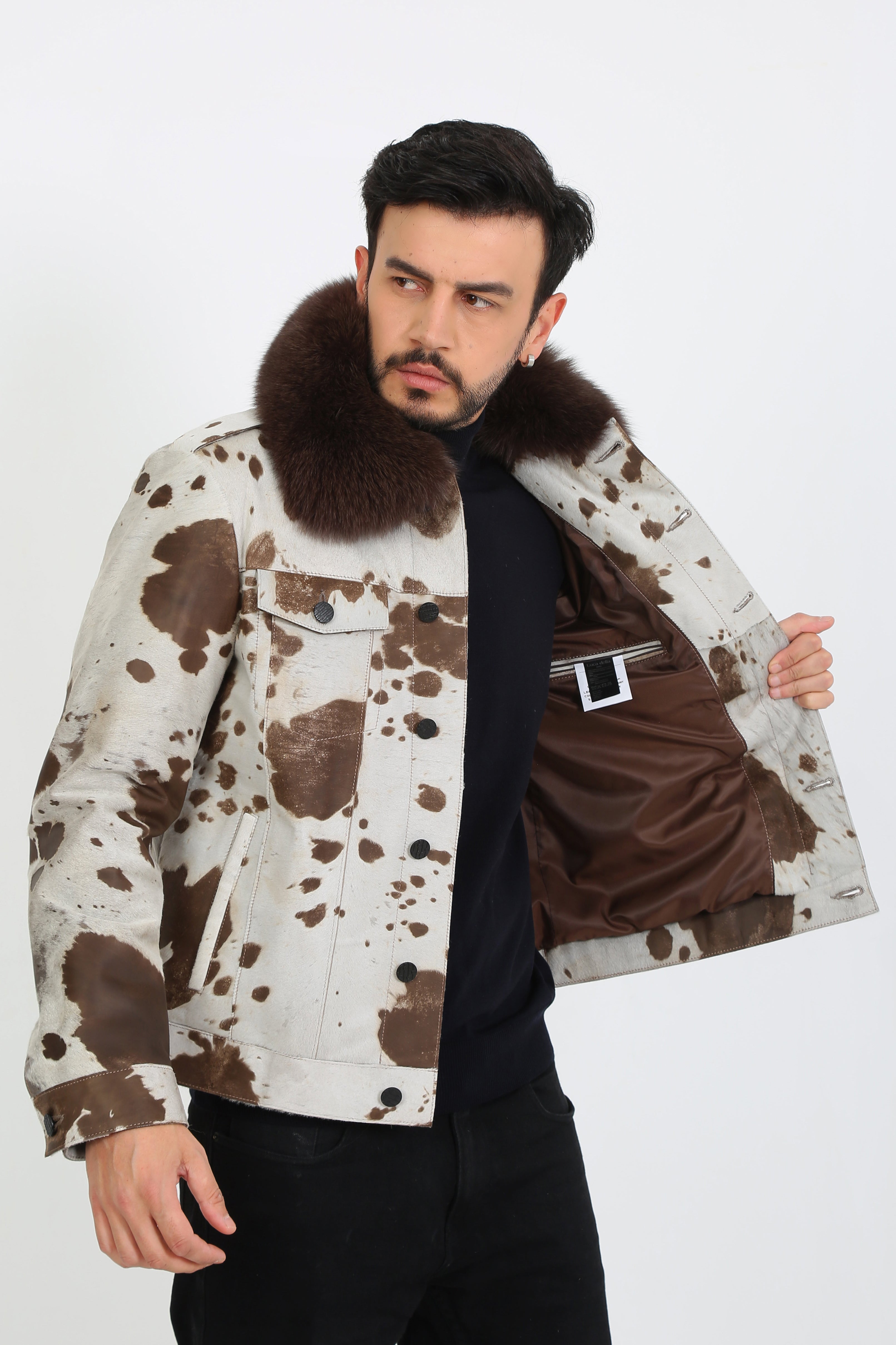 Savannah Elegance Calf Hair Jacket