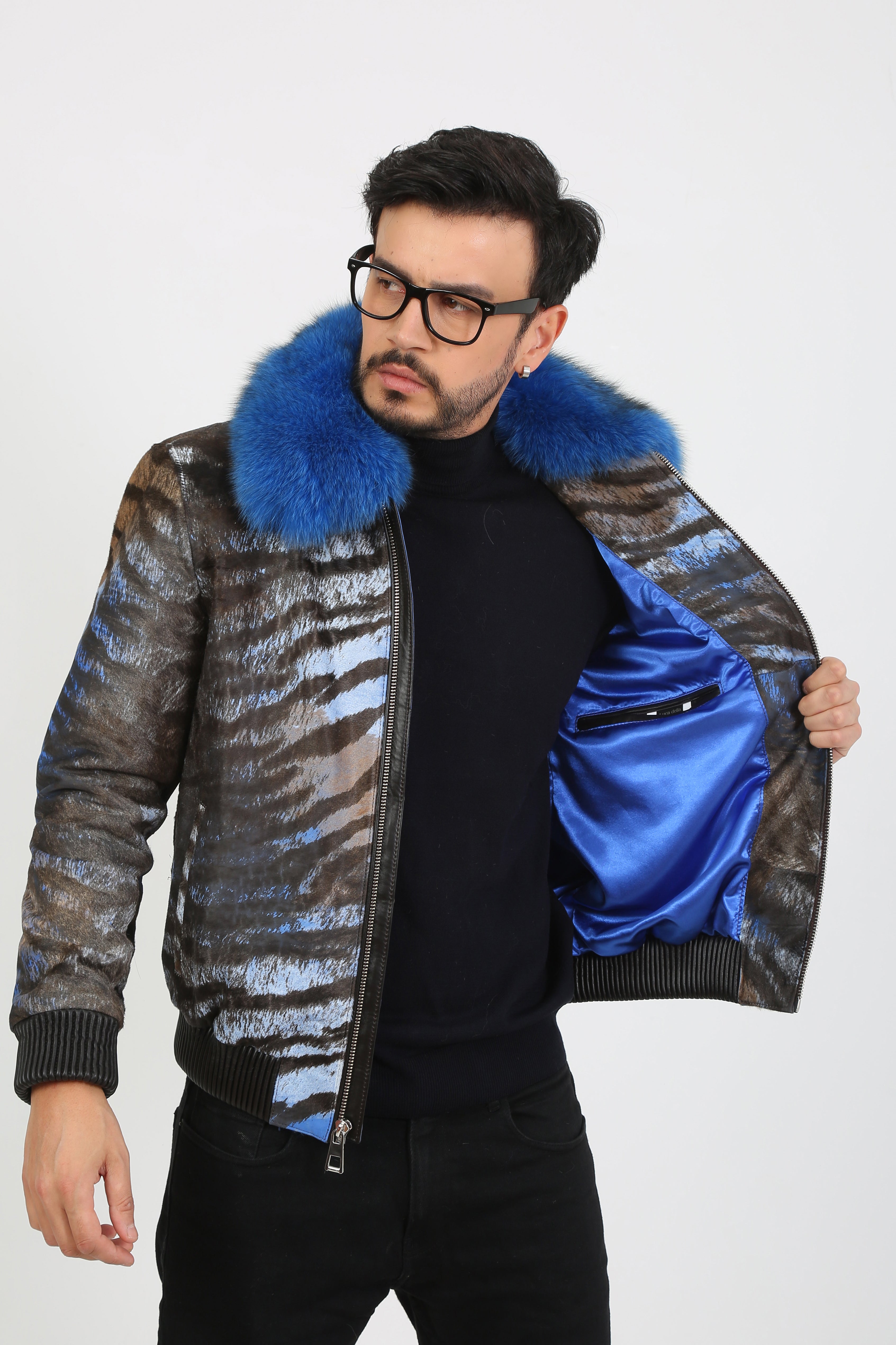 Leone Calf Hair Jacket