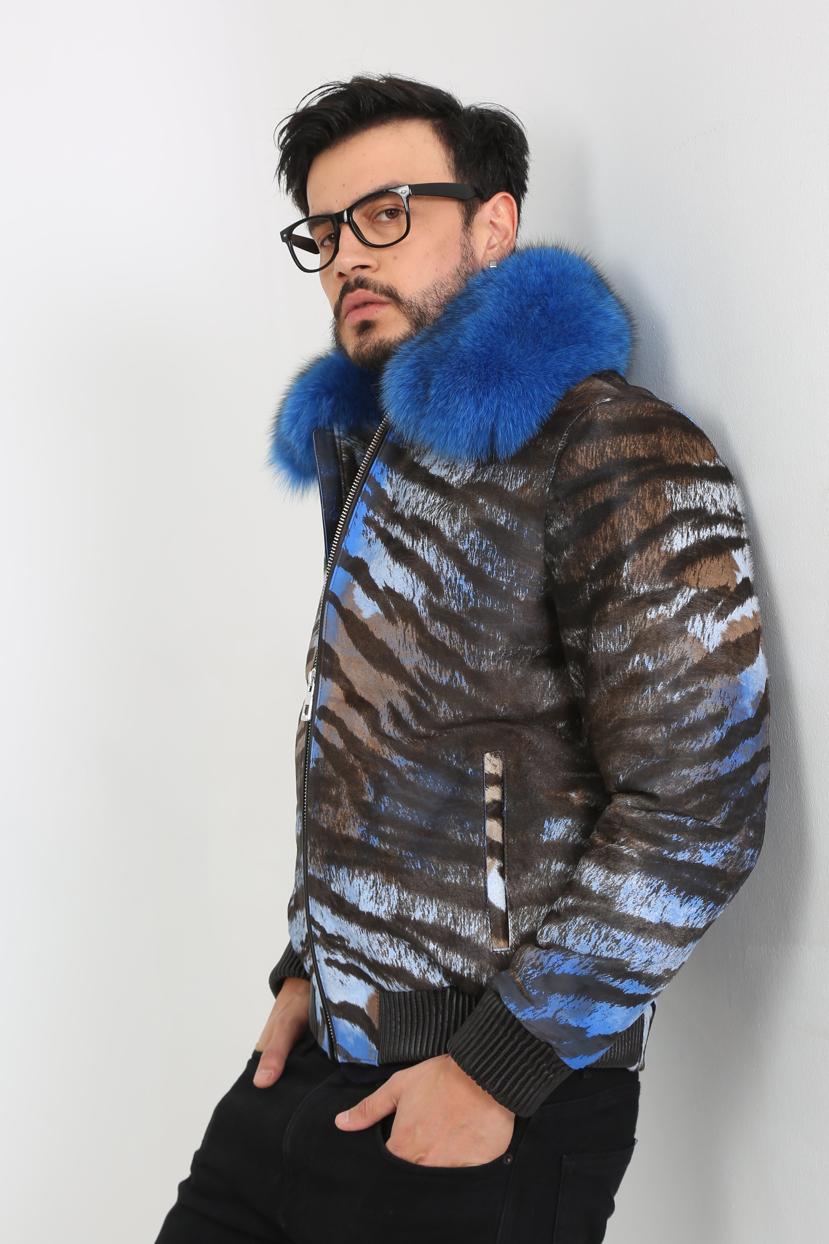Leone Calf Hair Jacket