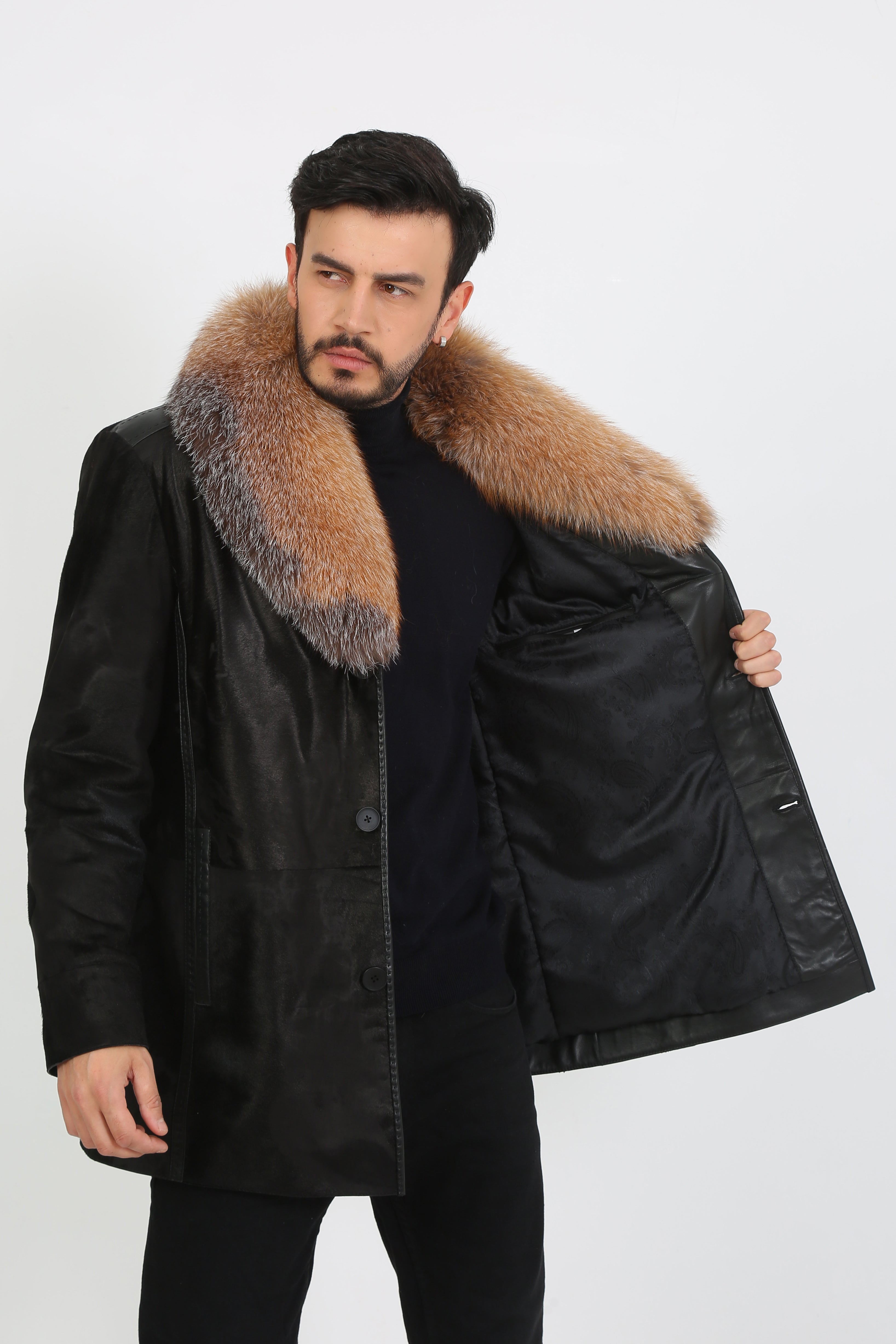Helios Radiance Calf Hair Jacket
