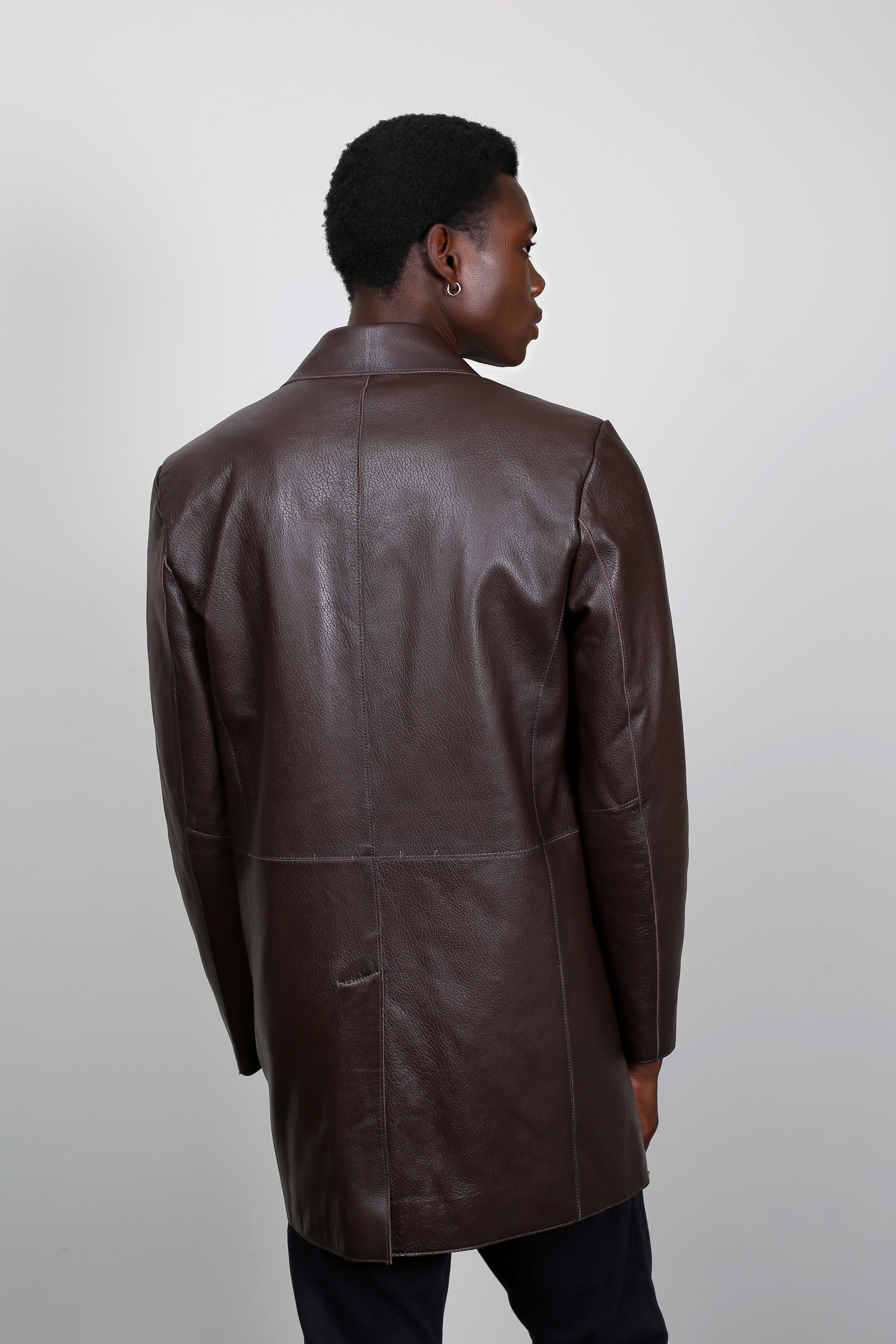 Luxe Havane Leather Jacket