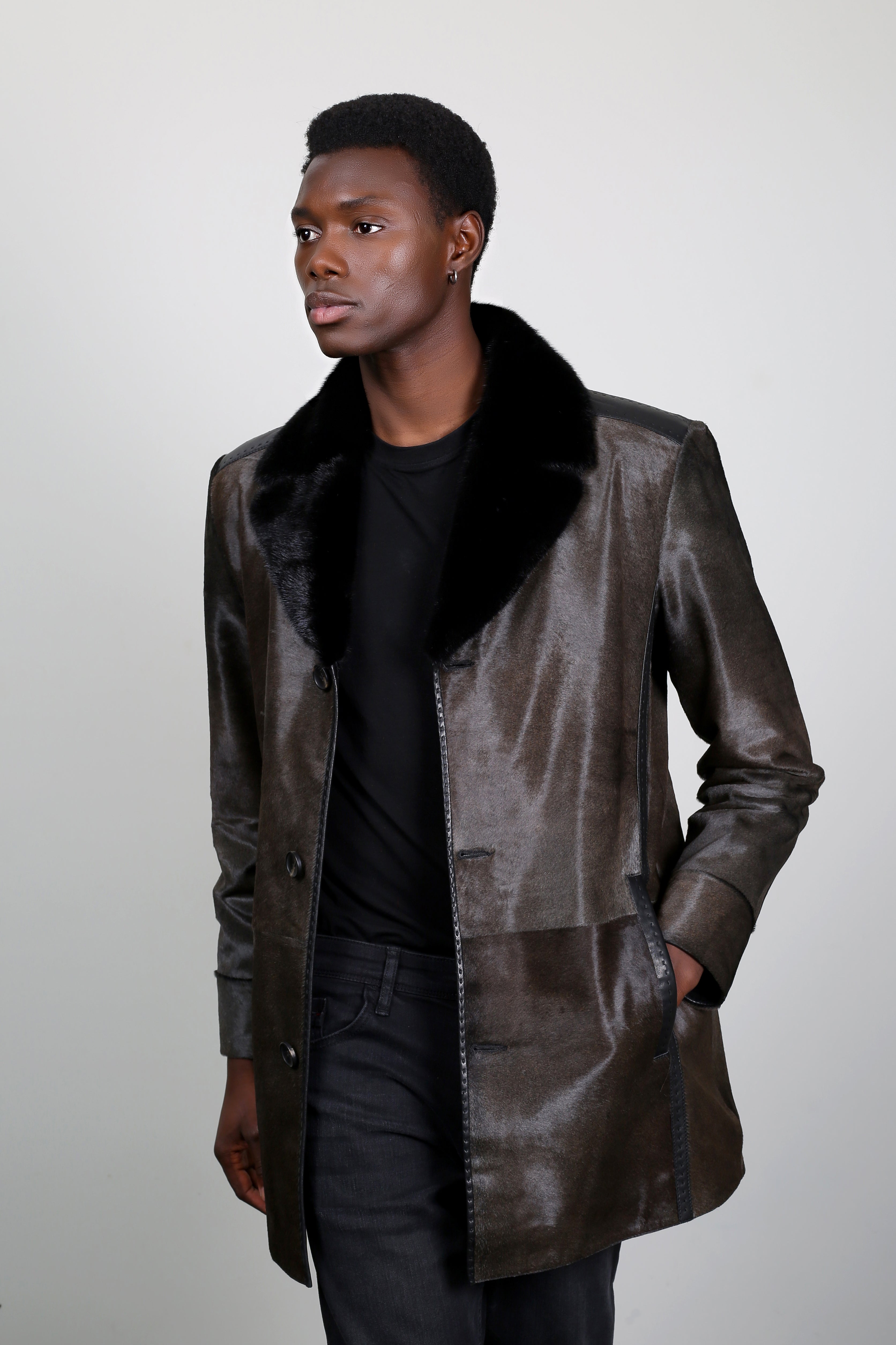 Helios Radiance Calf Hair Jacket