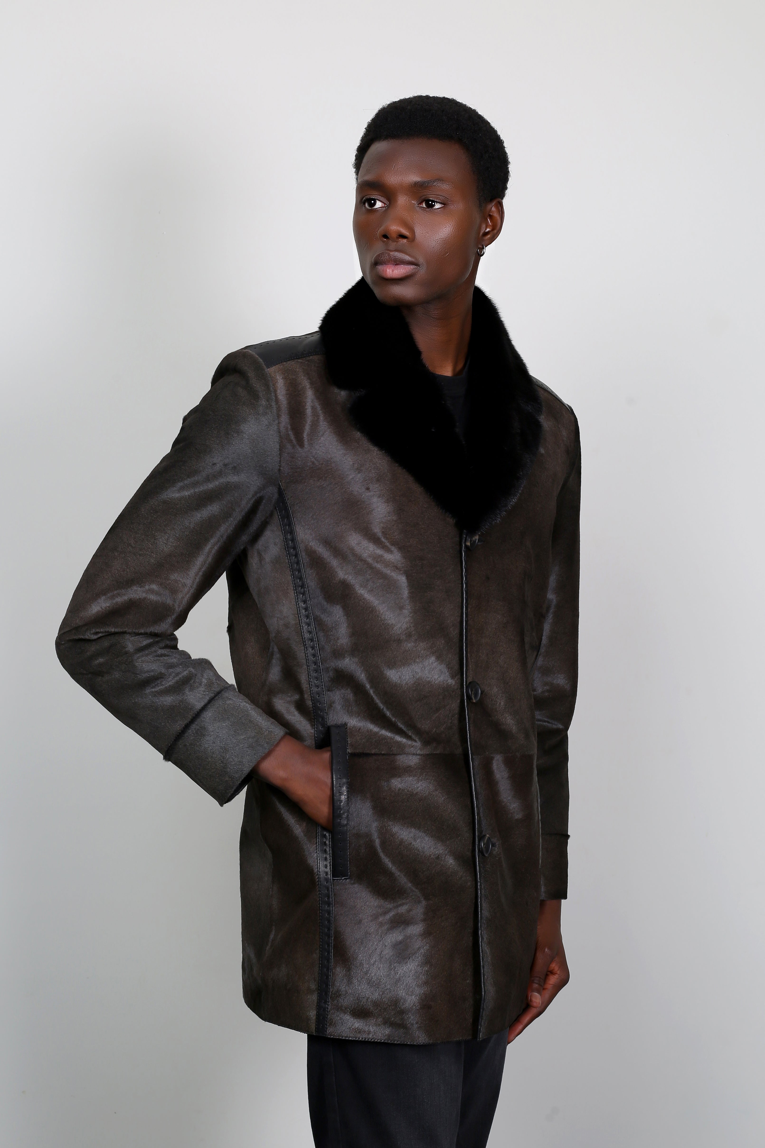 Helios Radiance Calf Hair Jacket
